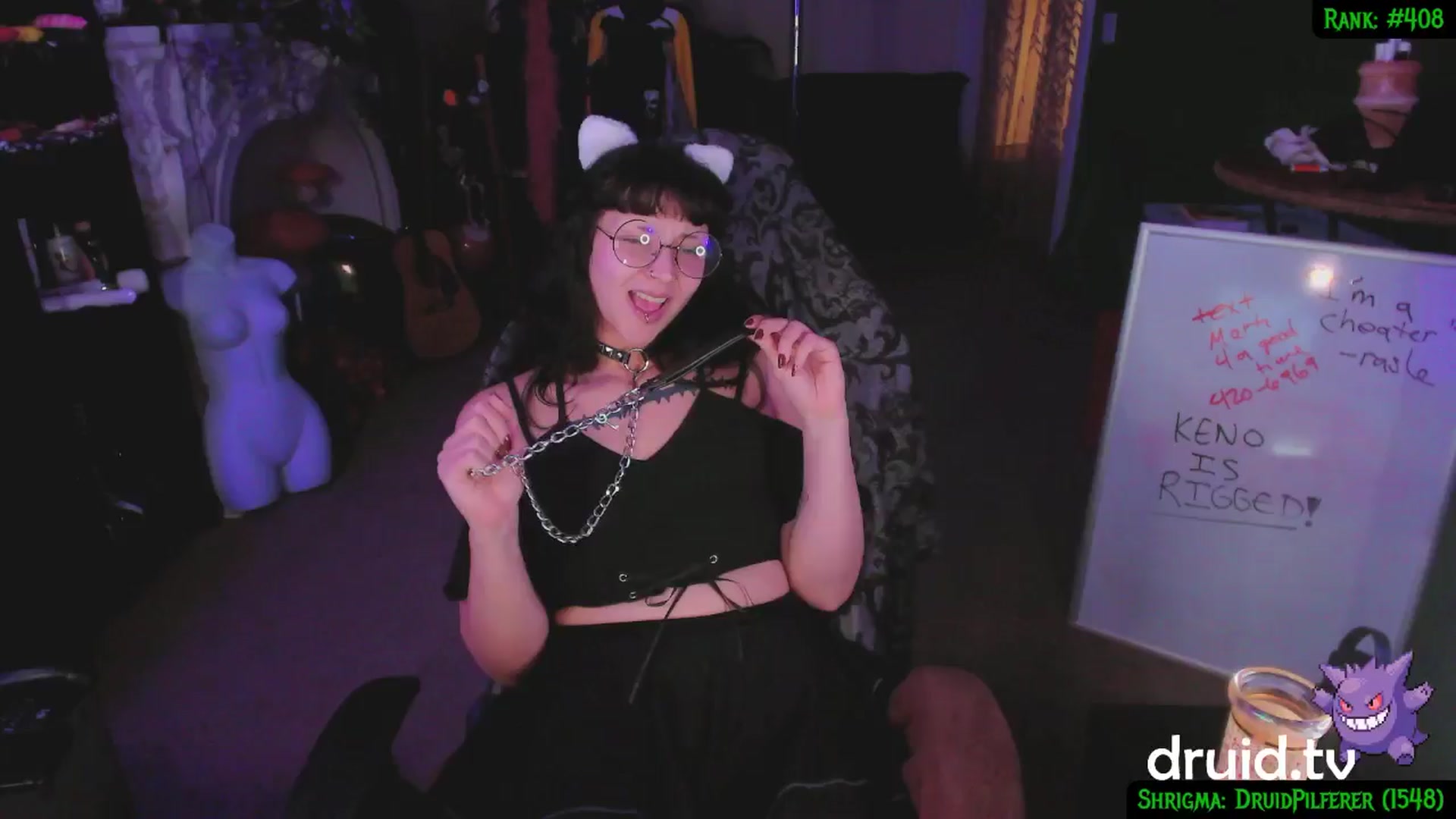 Gallery image thumbnail from druidjpg's myfreecams stream on, 01/29/2025, 06:05 image 15 of 20