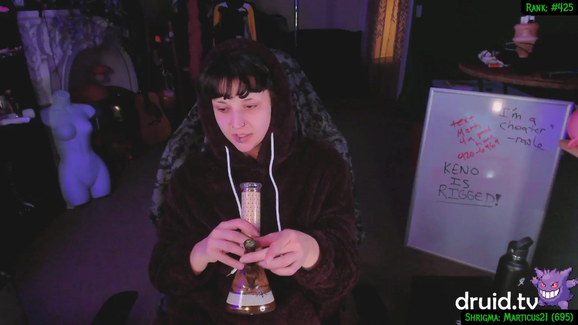 Gallery image thumbnail from druidjpg's myfreecams stream on, 01/30/2025, 05:03 image 16 of 20