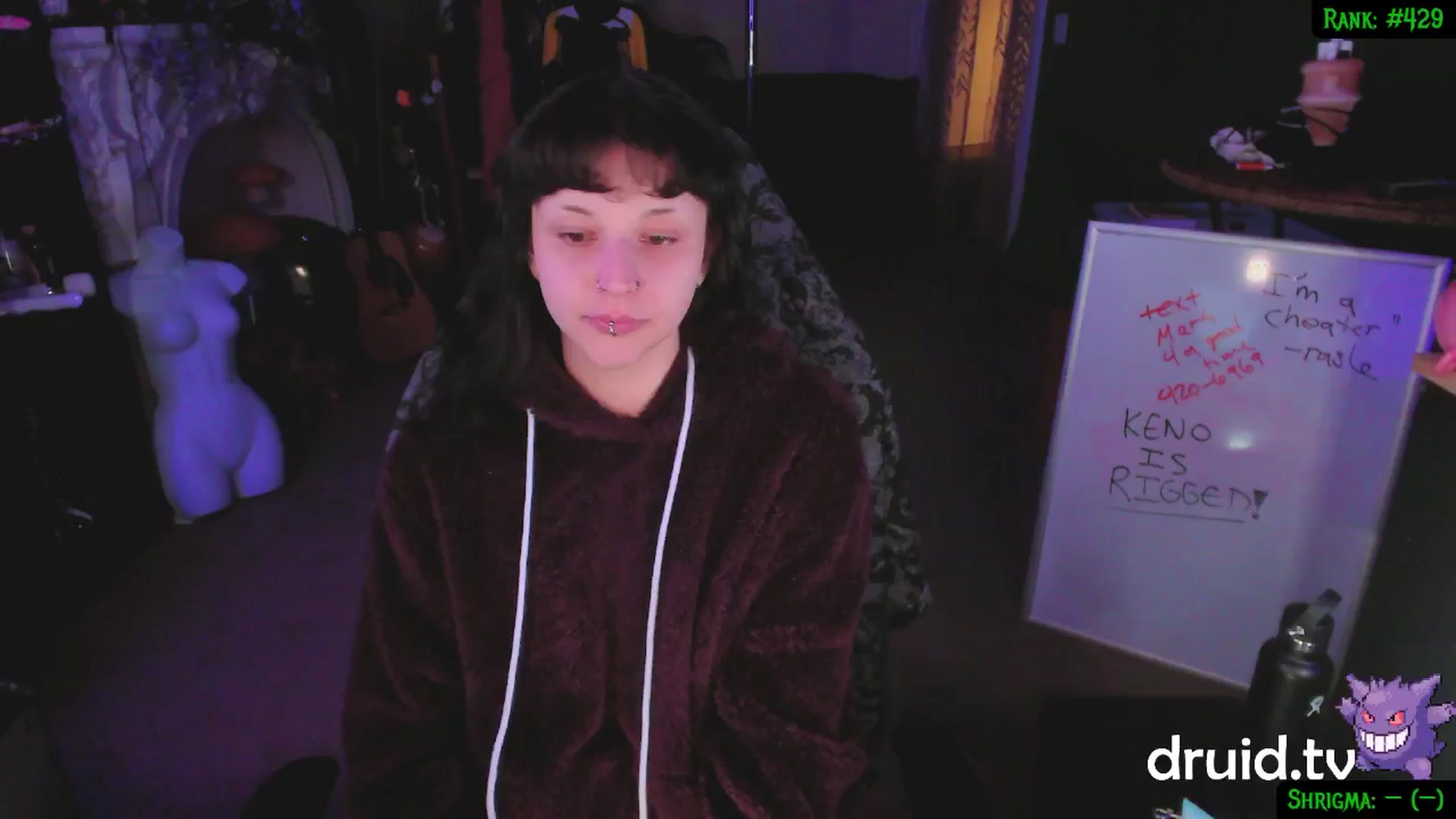 Gallery image thumbnail from druidjpg's myfreecams stream on, 01/30/2025, 05:03 image 3 of 20