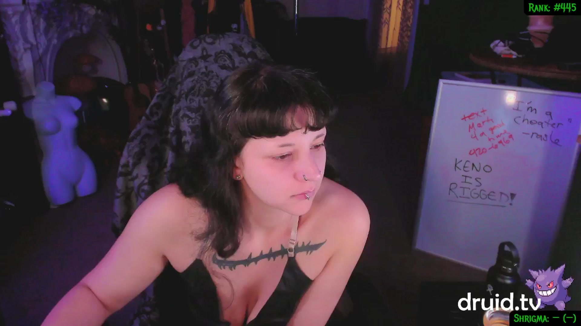 Gallery image thumbnail from druidjpg's myfreecams stream on, 01/31/2025, 05:18 image 2 of 20
