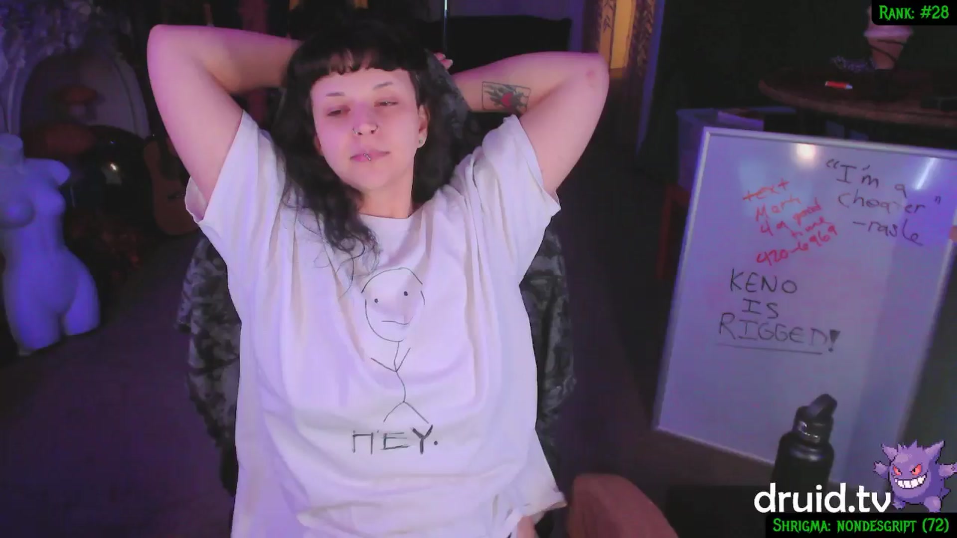 Gallery image thumbnail from druidjpg's myfreecams stream on, 02/04/2025, 06:10 image 8 of 20