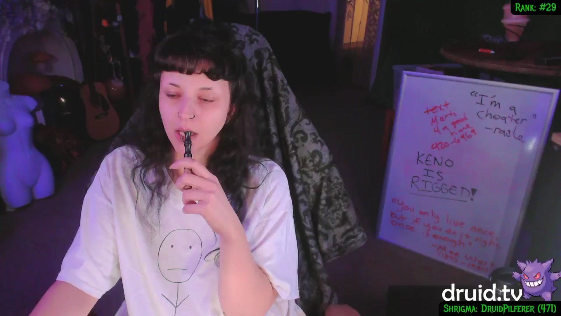 Gallery image thumbnail from druidjpg's myfreecams stream on, 02/04/2025, 06:10 image 16 of 20