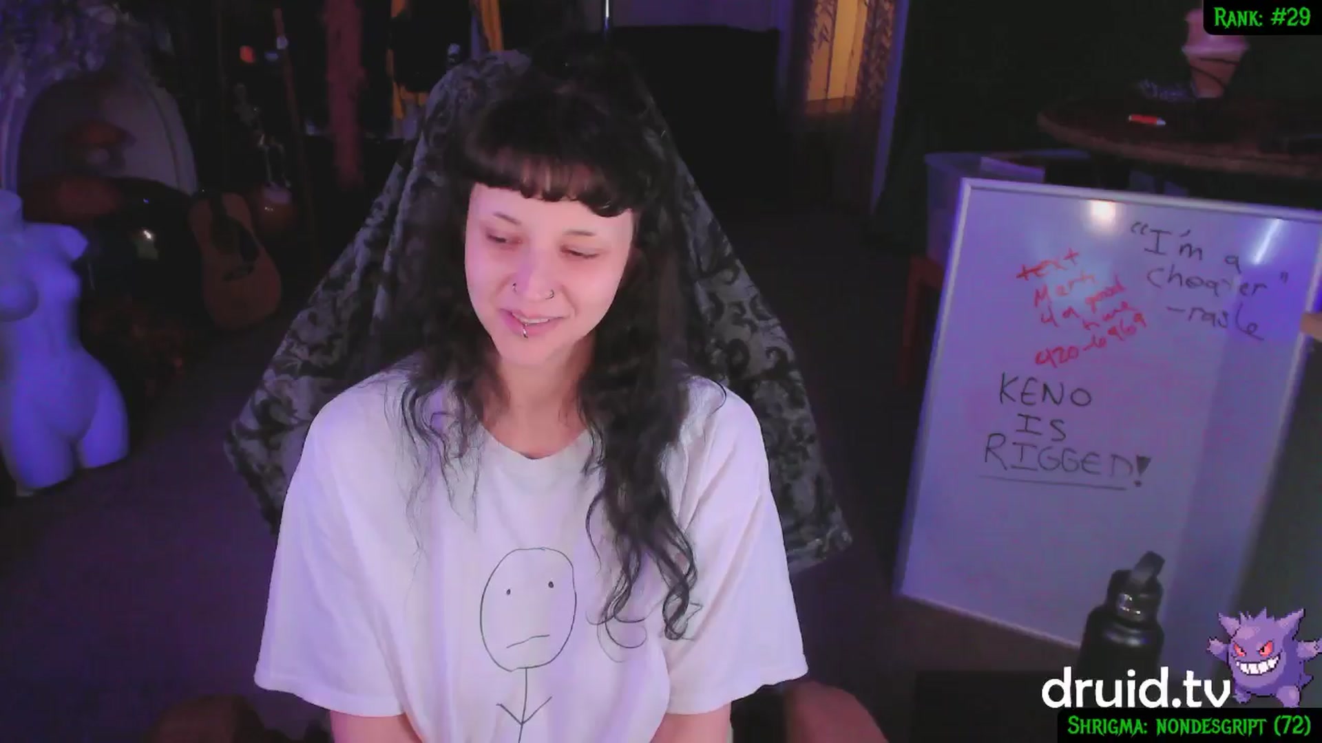 Gallery image thumbnail from druidjpg's myfreecams stream on, 02/04/2025, 06:10 image 12 of 20