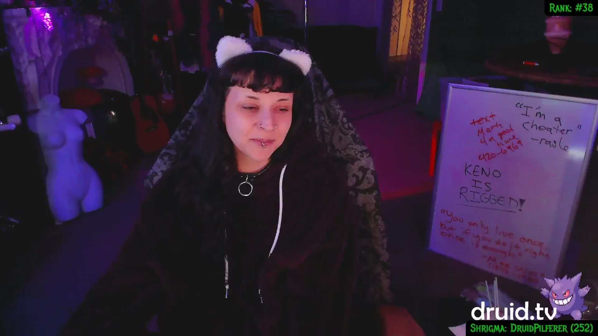 Gallery image thumbnail from druidjpg's myfreecams stream on, 02/05/2025, 06:05 image 19 of 20