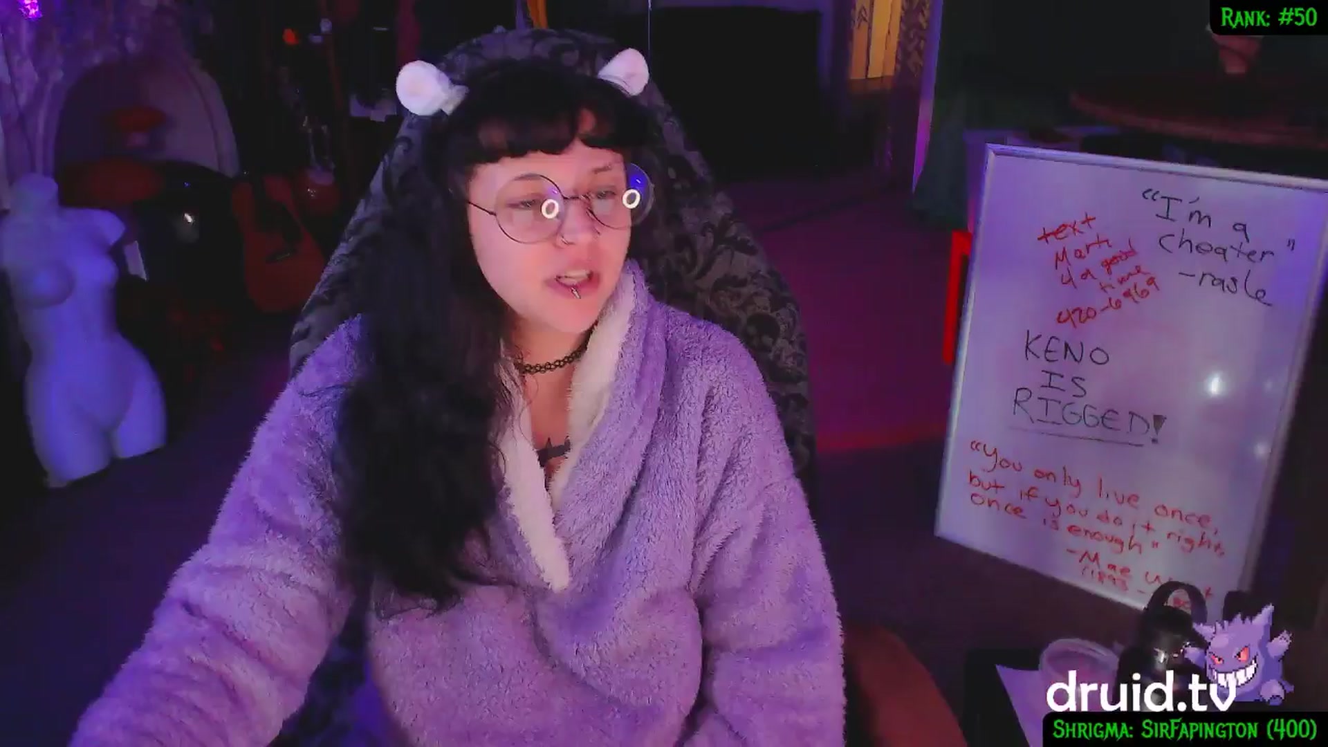 Gallery image thumbnail from druidjpg's myfreecams stream on, 02/06/2025, 05:27 image 10 of 20