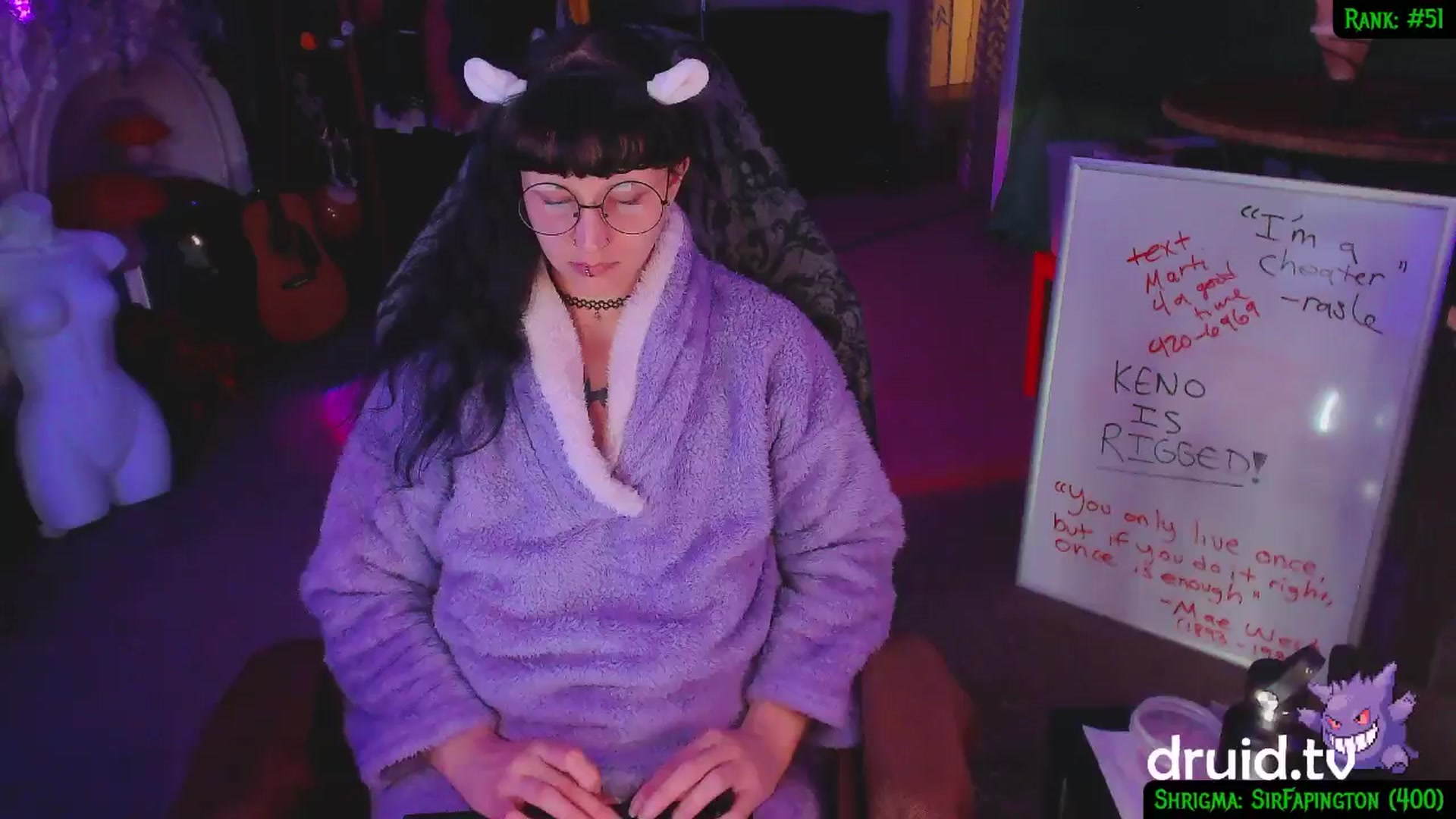 Gallery image thumbnail from druidjpg's myfreecams stream on, 02/06/2025, 05:27 image 20 of 20