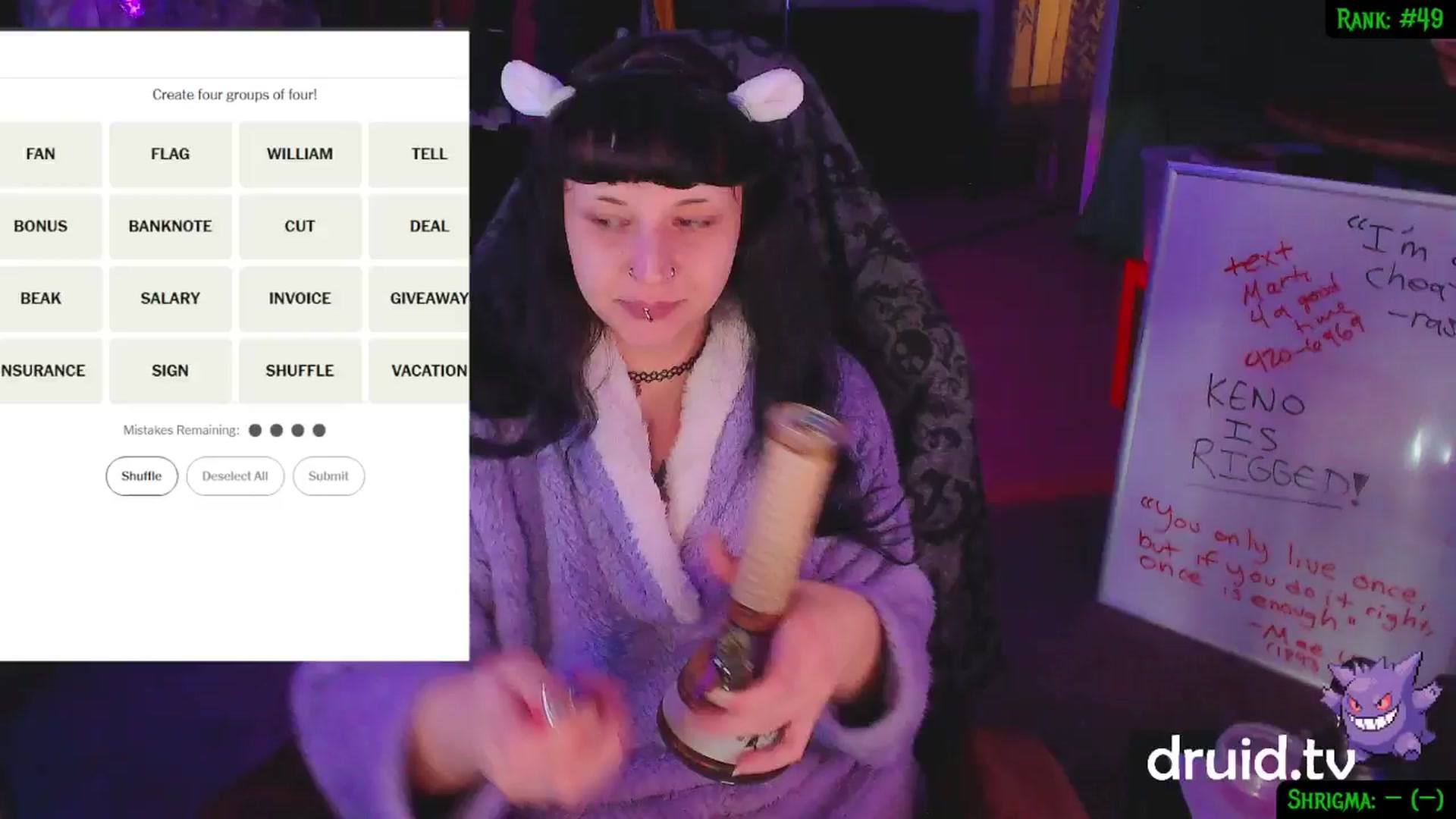 Gallery image thumbnail from druidjpg's myfreecams stream on, 02/06/2025, 05:27 image 3 of 20