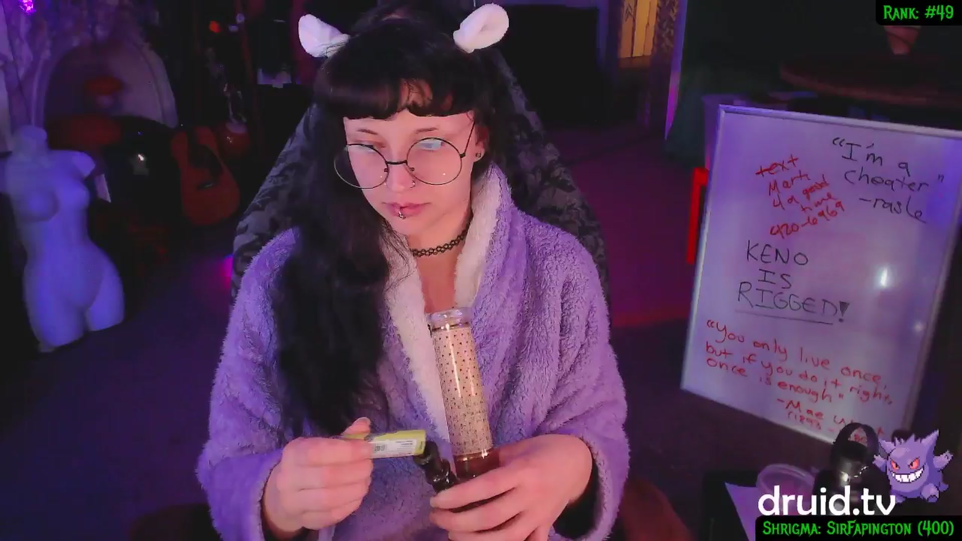 Gallery image thumbnail from druidjpg's myfreecams stream on, 02/06/2025, 05:27 image 9 of 20