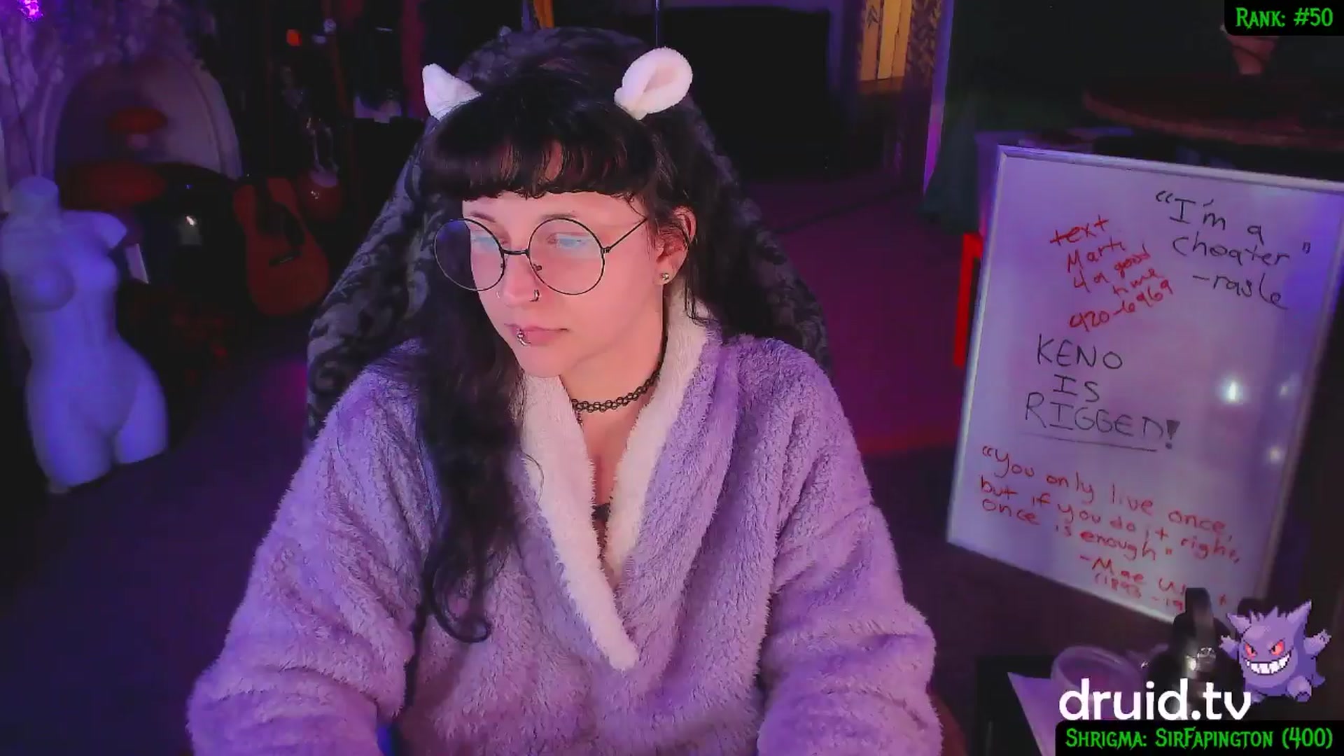 Gallery image thumbnail from druidjpg's myfreecams stream on, 02/06/2025, 05:27 image 15 of 20