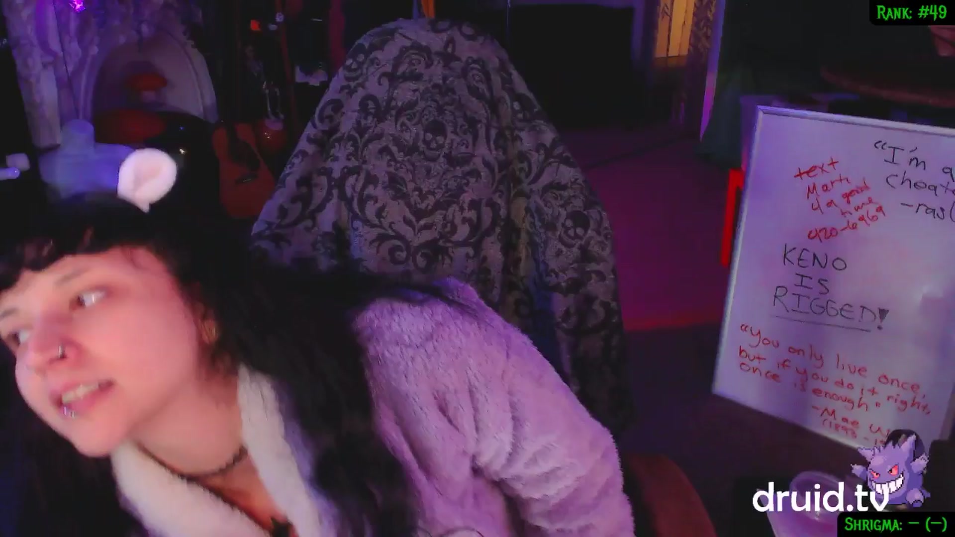 Gallery image thumbnail from druidjpg's myfreecams stream on, 02/06/2025, 05:27 image 4 of 20