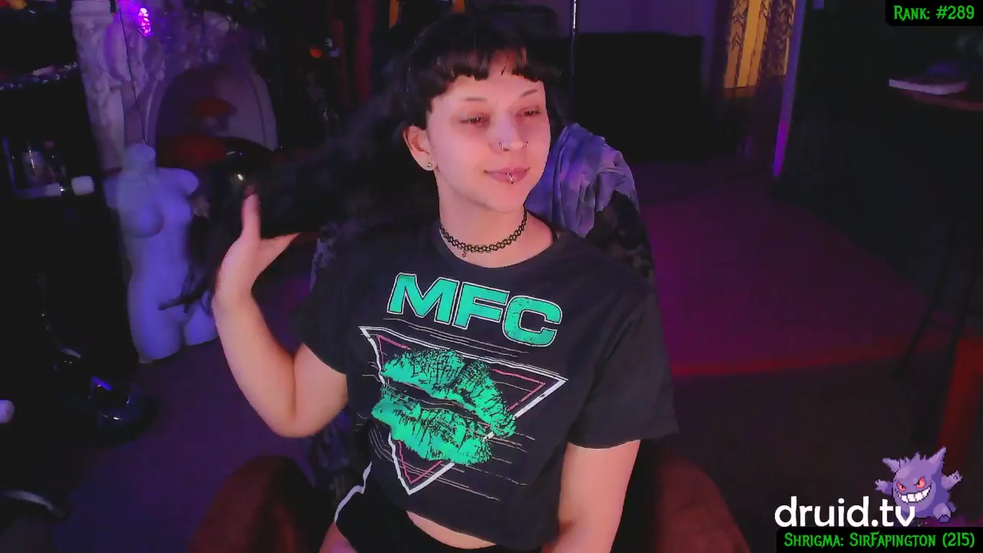 Gallery image thumbnail from druidjpg's myfreecams stream on, 02/19/2025, 05:55 image 9 of 20