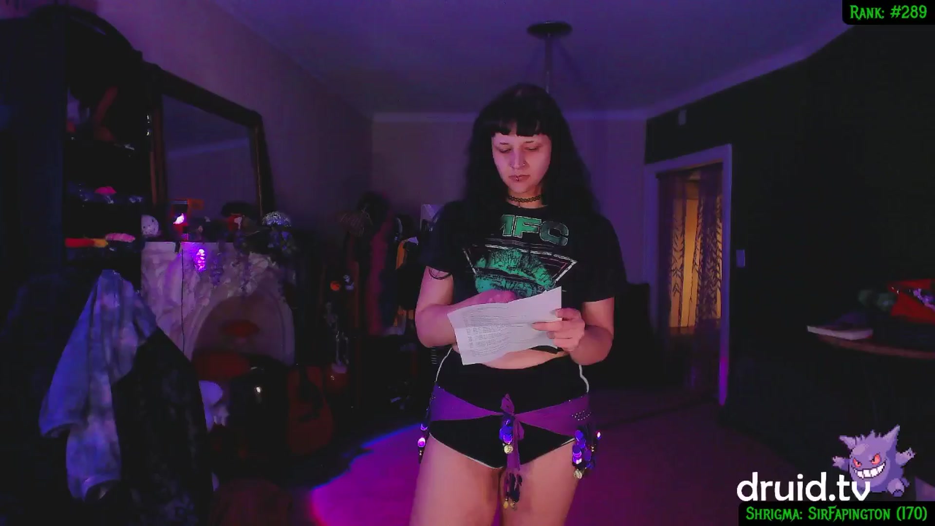 Gallery image thumbnail from druidjpg's myfreecams stream on, 02/19/2025, 05:55 image 6 of 20