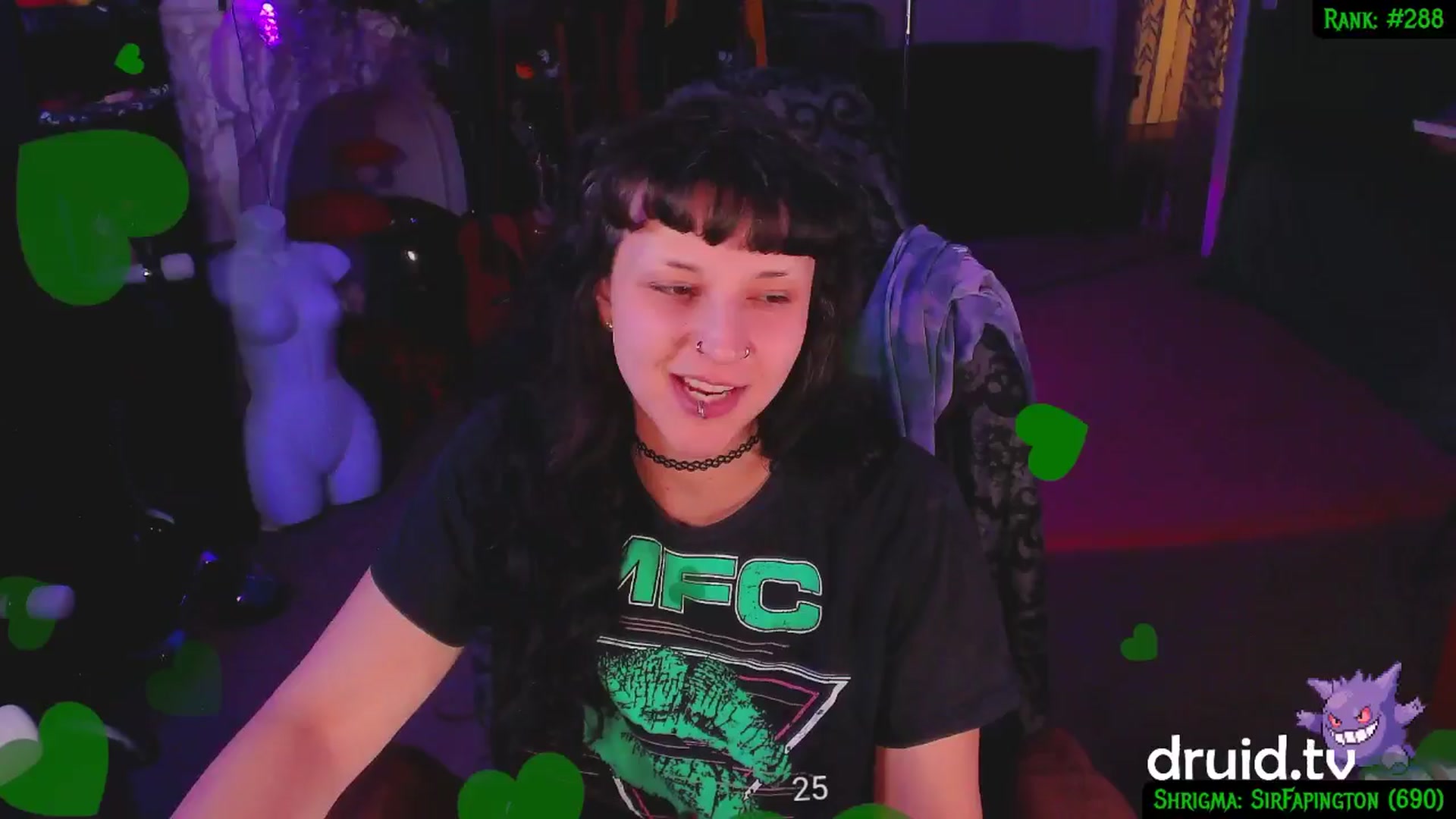 Gallery image thumbnail from druidjpg's myfreecams stream on, 02/19/2025, 05:55 image 17 of 20