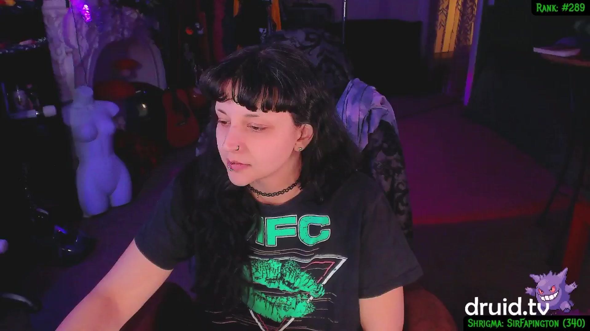 Gallery image thumbnail from druidjpg's myfreecams stream on, 02/19/2025, 05:55 image 10 of 20