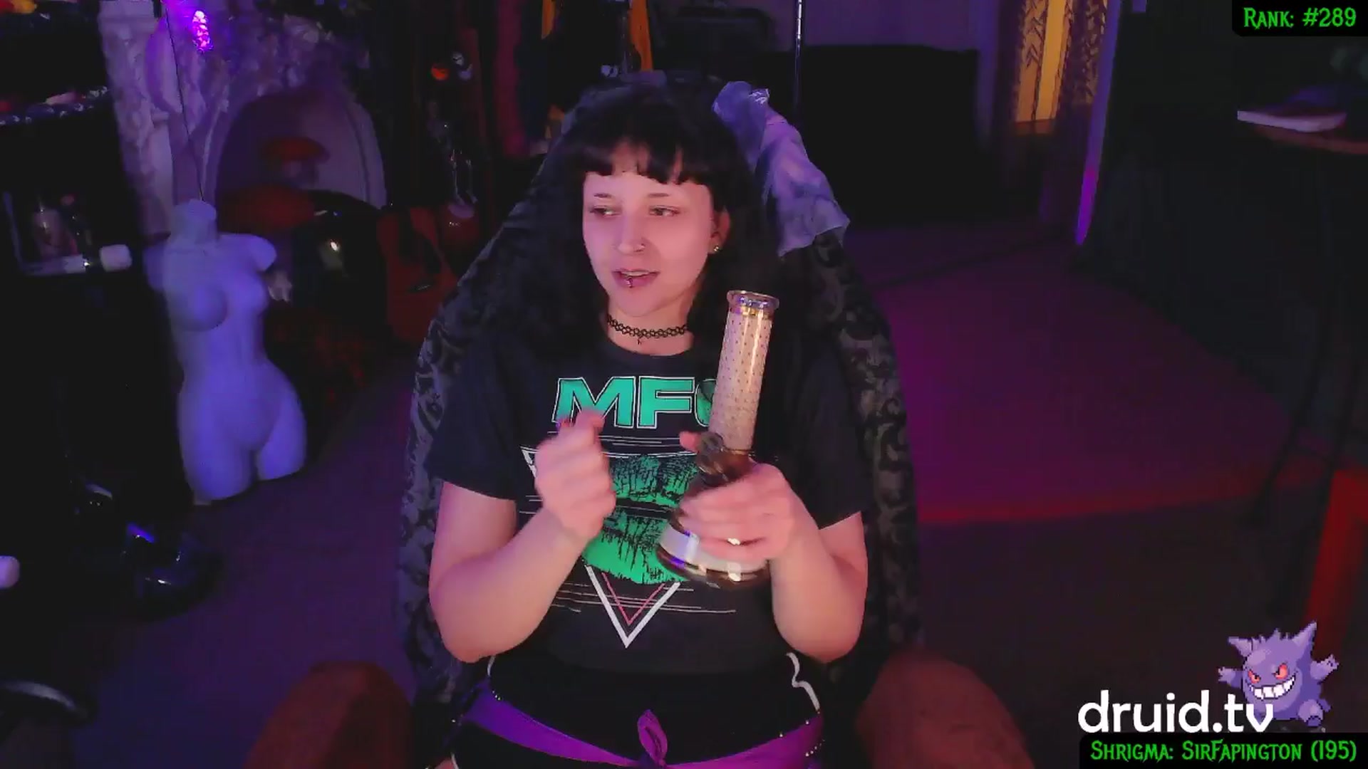 Gallery image thumbnail from druidjpg's myfreecams stream on, 02/19/2025, 05:55 image 8 of 20