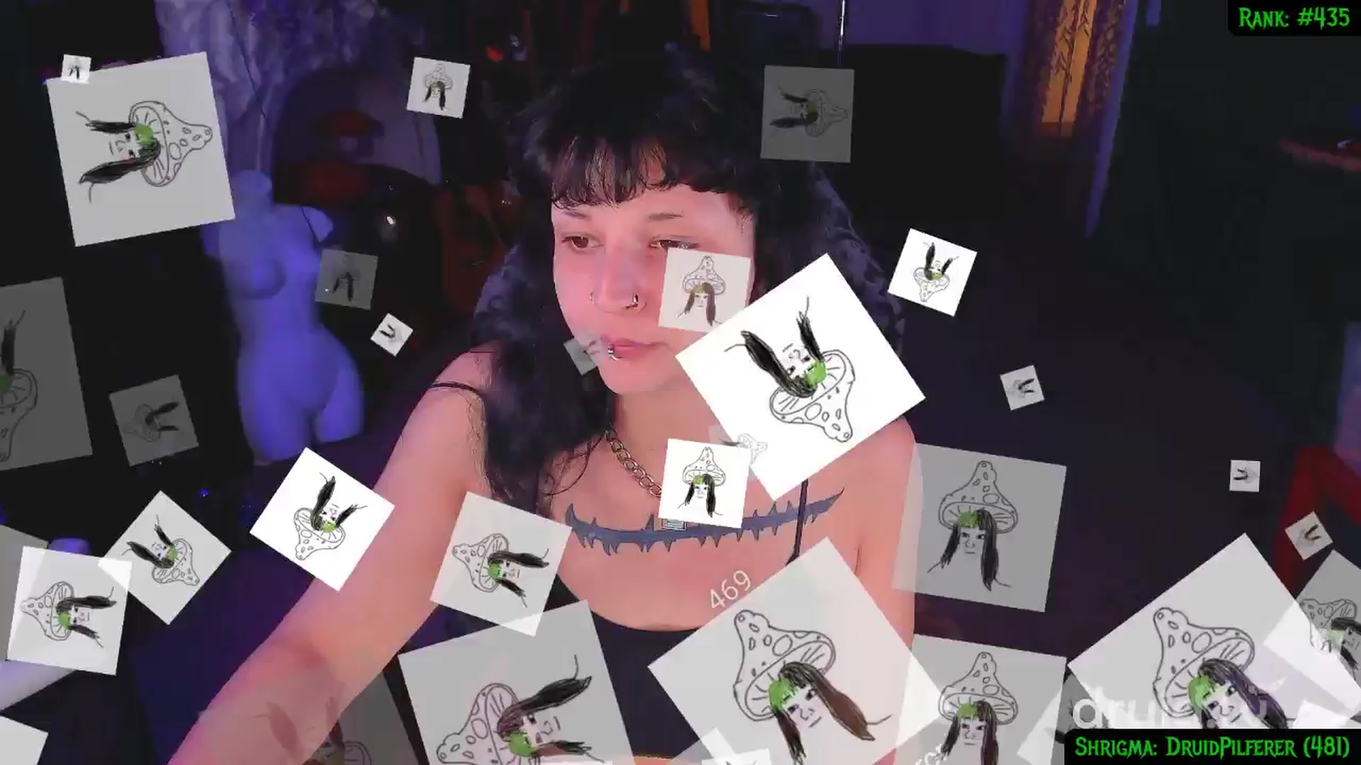 Gallery image thumbnail from druidjpg's myfreecams stream on, 02/26/2025, 05:17 image 3 of 20