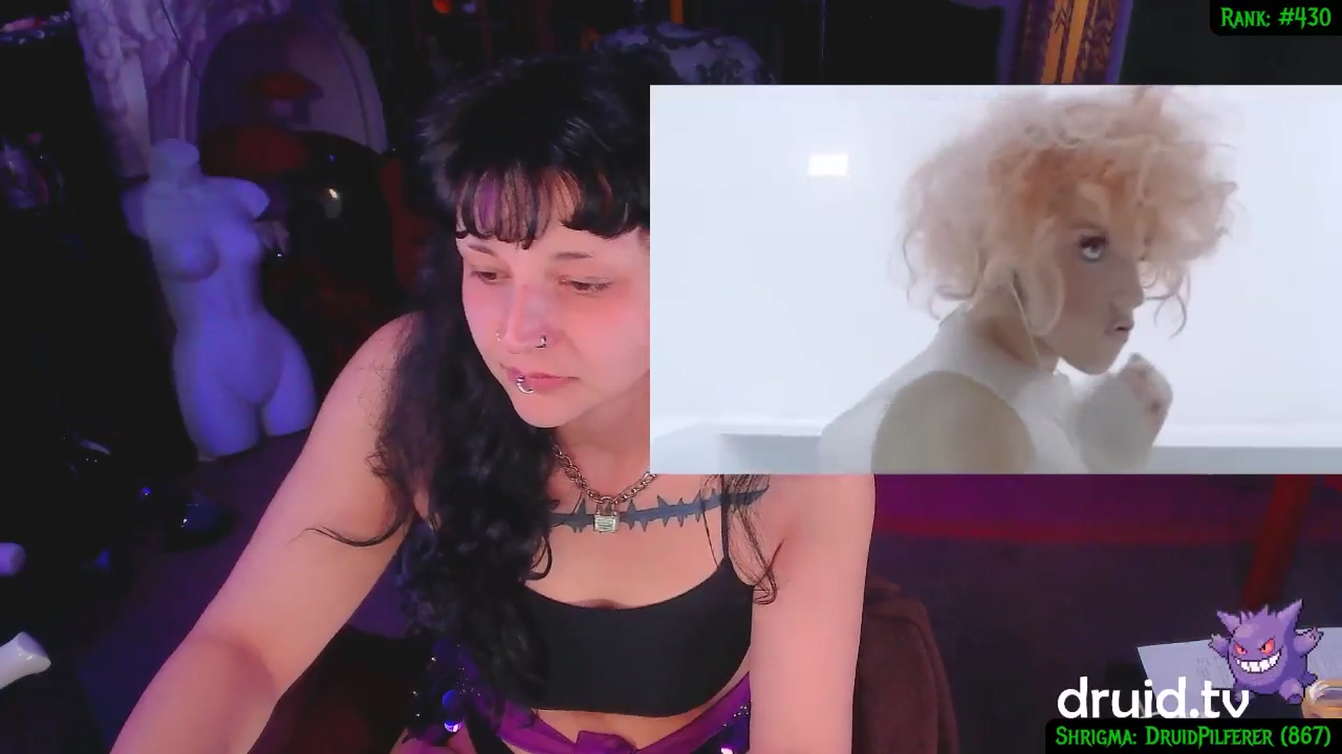 Gallery image thumbnail from druidjpg's myfreecams stream on, 02/26/2025, 05:17 image 11 of 20