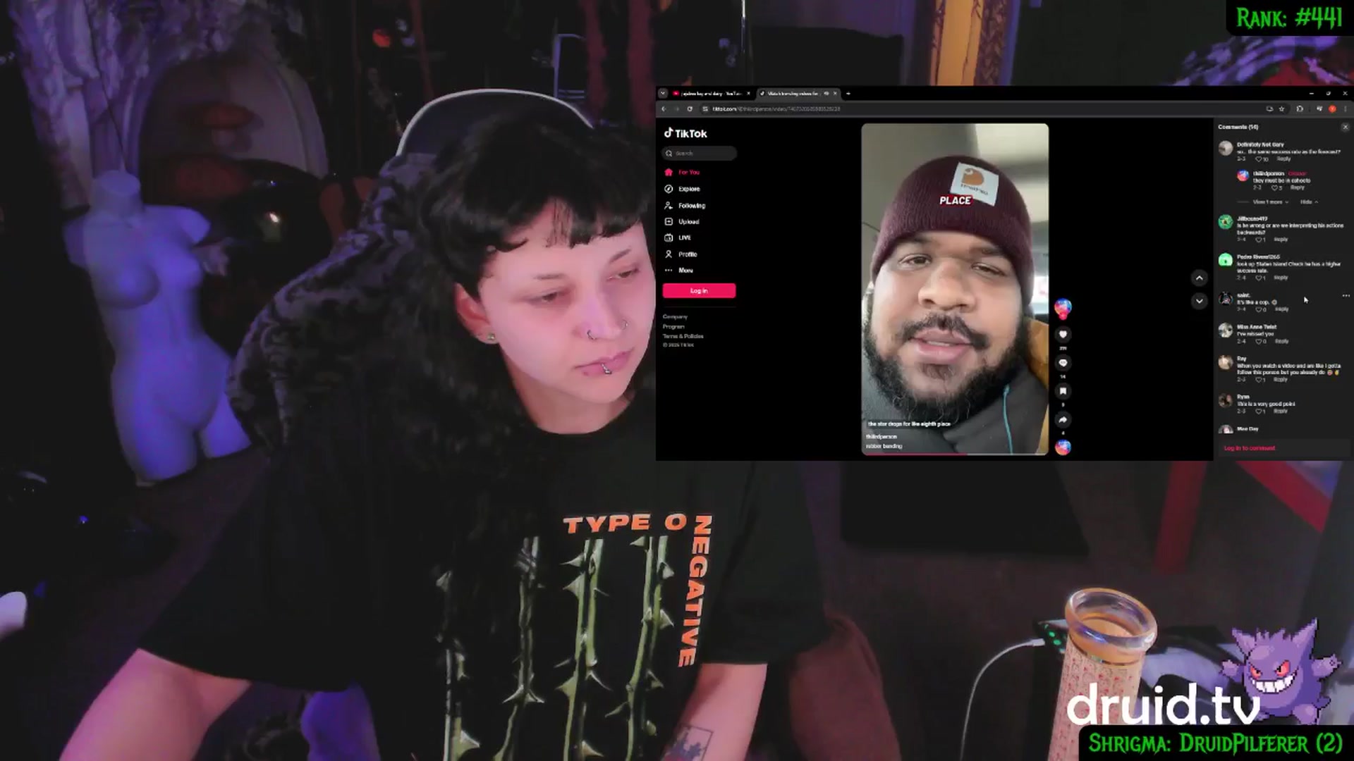 Gallery image thumbnail from druidjpg's myfreecams stream on, 02/27/2025, 05:49 image 15 of 20