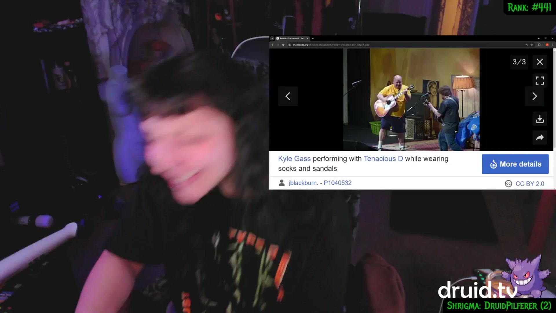 Gallery image thumbnail from druidjpg's myfreecams stream on, 02/27/2025, 05:49 image 9 of 20