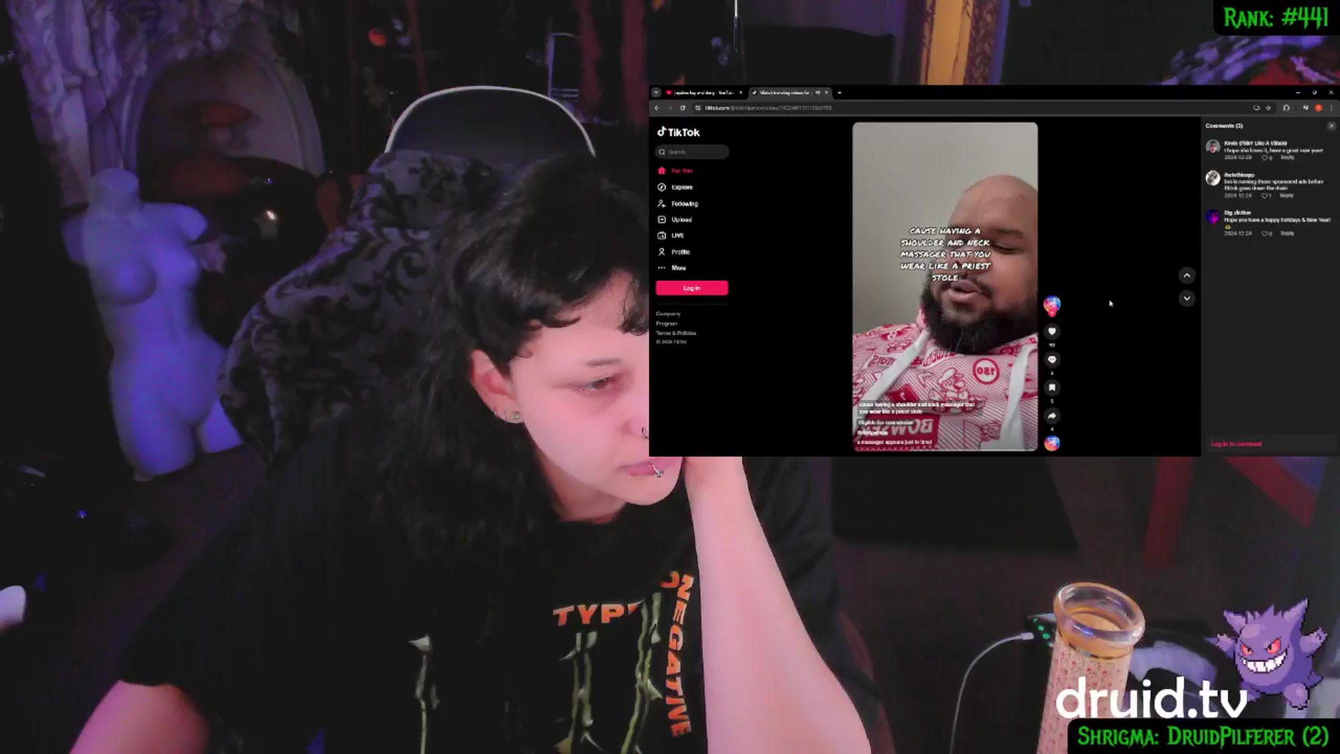 Gallery image thumbnail from druidjpg's myfreecams stream on, 02/27/2025, 05:49 image 14 of 20