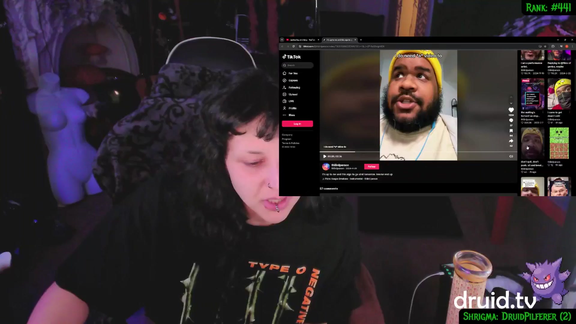 Gallery image thumbnail from druidjpg's myfreecams stream on, 02/27/2025, 05:49 image 12 of 20
