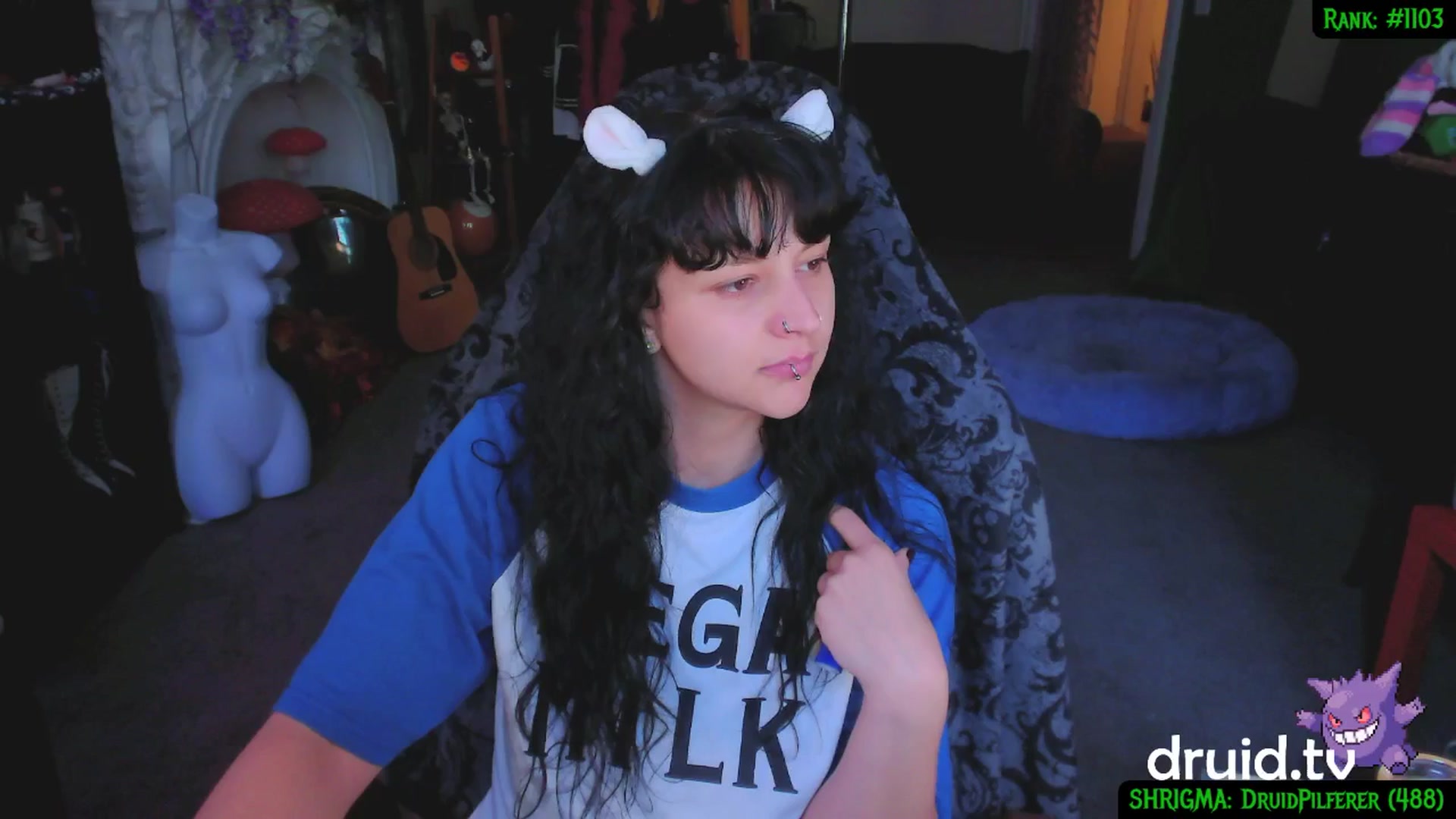 Gallery image thumbnail from druidjpg's myfreecams stream on, 04/16/2025, 19:44 image 8 of 20