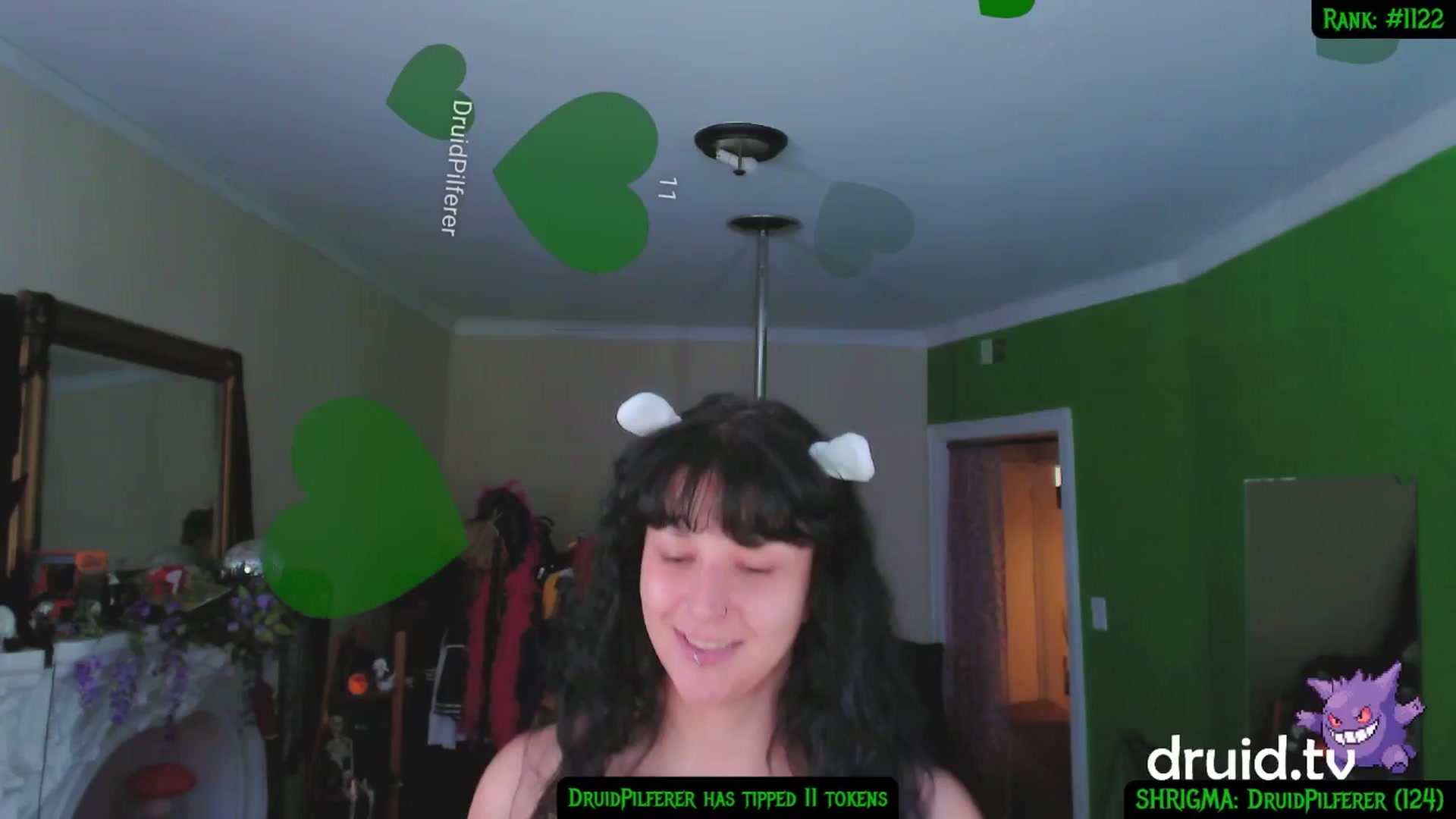 Gallery image thumbnail from druidjpg's myfreecams stream on, 04/16/2025, 19:44 image 2 of 20