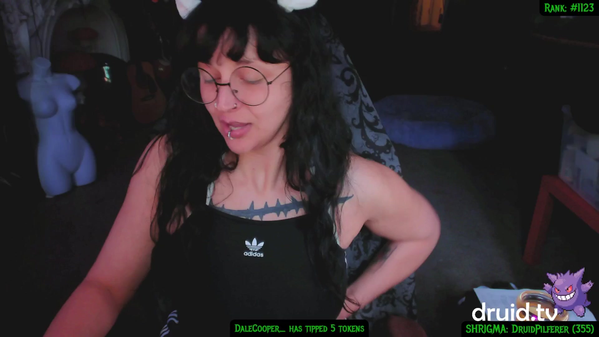 Gallery image thumbnail from druidjpg's myfreecams stream on, 04/17/2025, 19:12 image 14 of 20