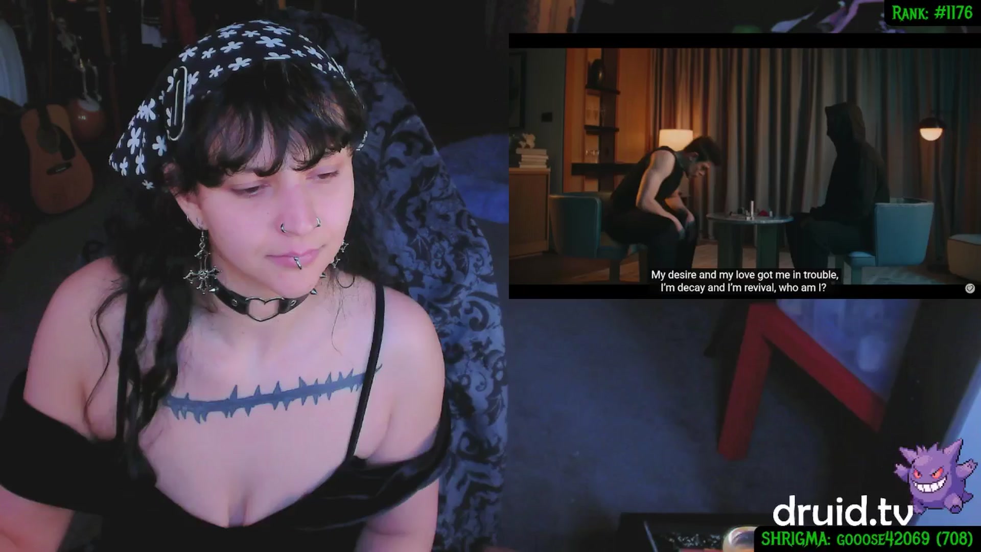 Gallery image thumbnail from druidjpg's myfreecams stream on, 04/22/2025, 18:38 image 13 of 20