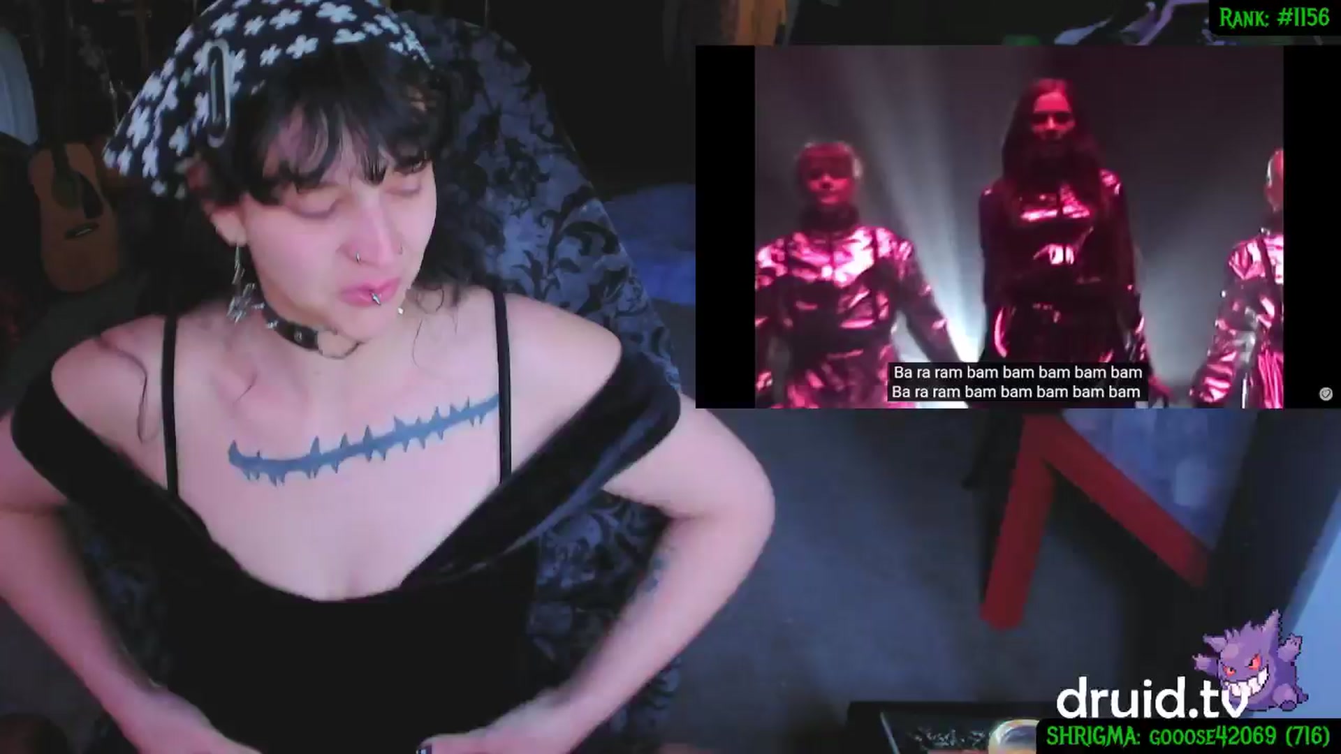 Gallery image thumbnail from druidjpg's myfreecams stream on, 04/22/2025, 18:38 image 18 of 20