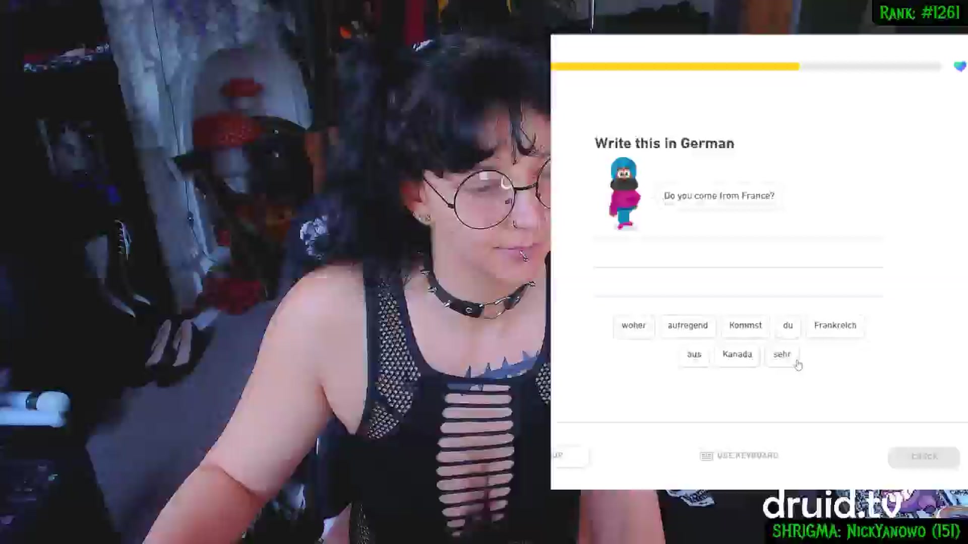 Gallery image thumbnail from druidjpg's myfreecams stream on, 04/29/2025, 19:19 image 9 of 20