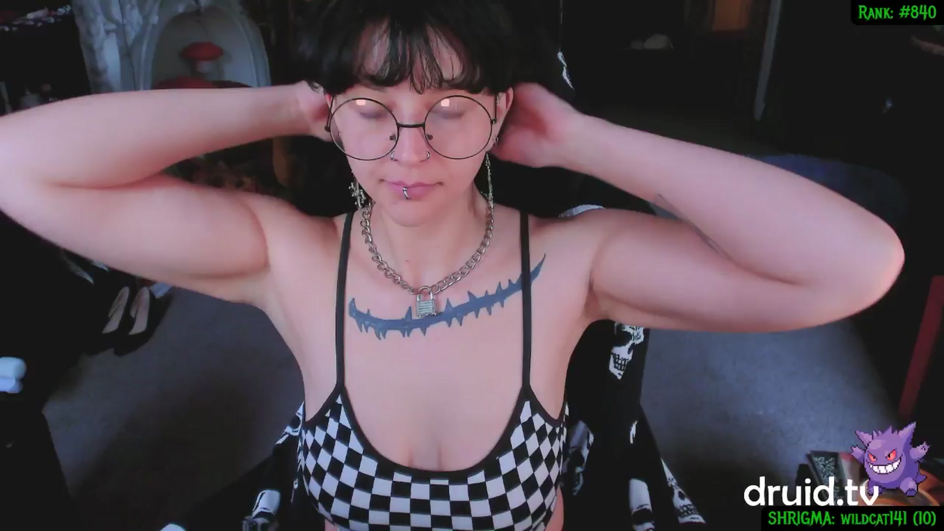 Gallery image thumbnail from druidjpg's myfreecams stream on, 04/30/2025, 19:24 image 12 of 20