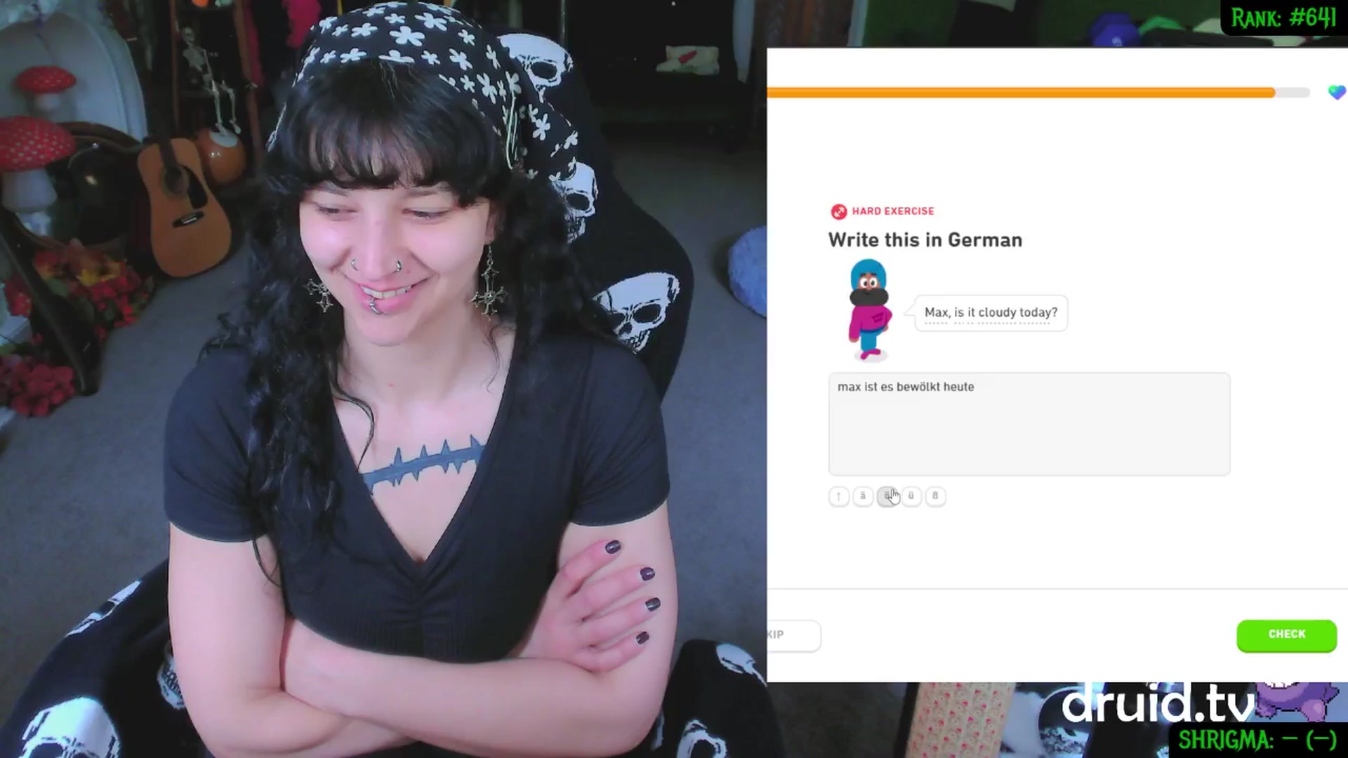 Gallery image thumbnail from druidjpg's myfreecams stream on, 05/06/2025, 17:23 image 3 of 20