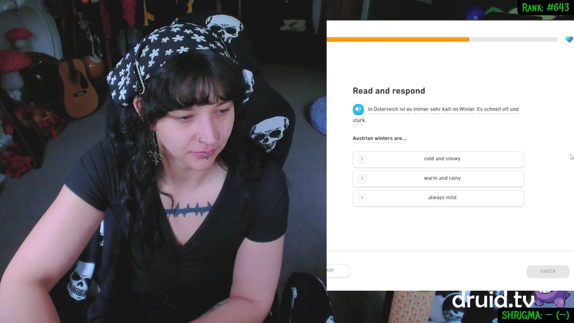 Gallery image thumbnail from druidjpg's myfreecams stream on, 05/06/2025, 17:23 image 5 of 20