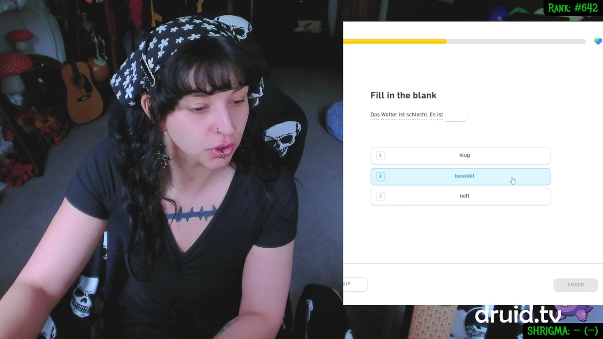 Gallery image thumbnail from druidjpg's myfreecams stream on, 05/06/2025, 17:23 image 4 of 20
