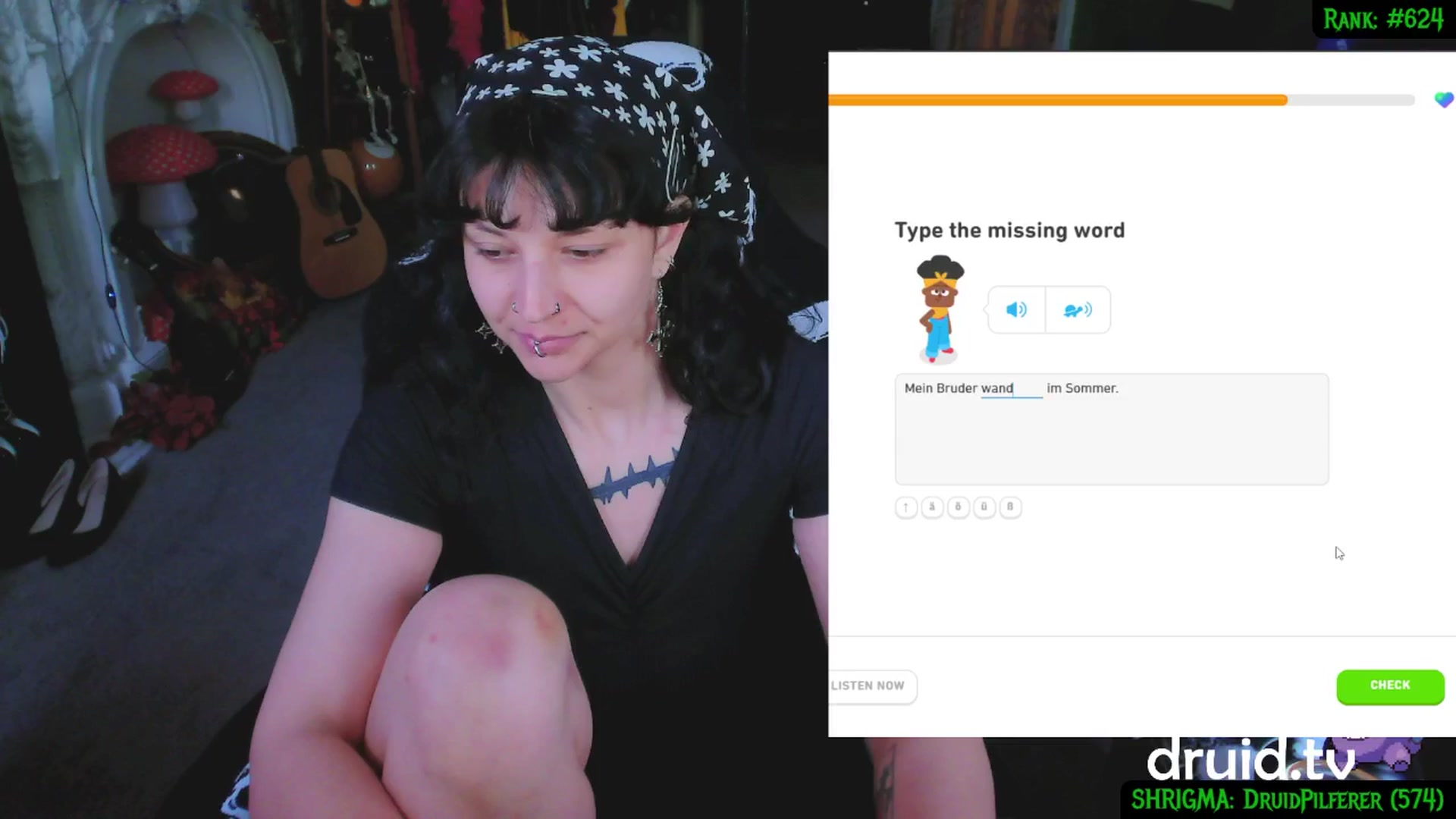 Gallery image thumbnail from druidjpg's myfreecams stream on, 05/06/2025, 19:10 image 9 of 20