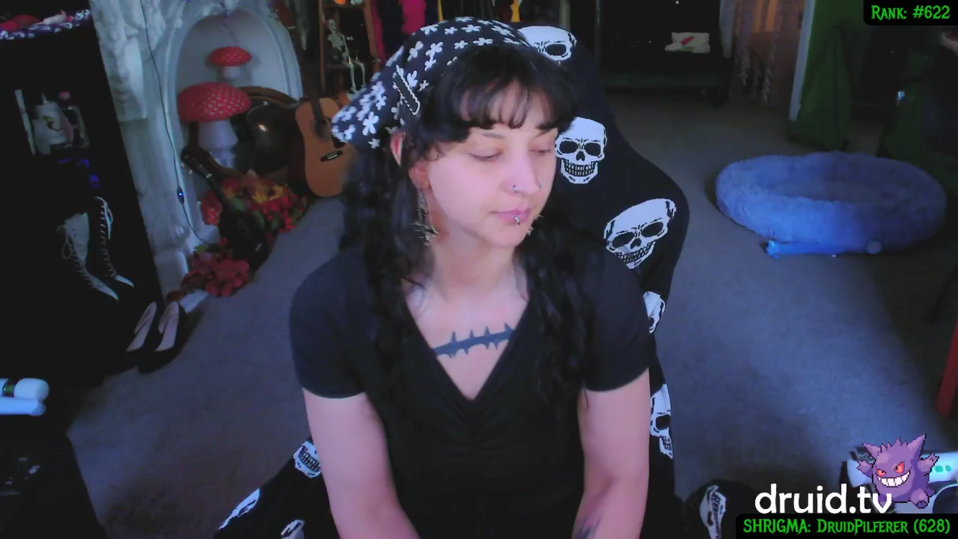 Gallery image thumbnail from druidjpg's myfreecams stream on, 05/06/2025, 19:10 image 13 of 20