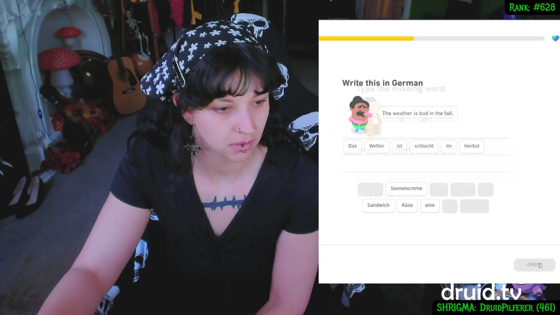 Gallery image thumbnail from druidjpg's myfreecams stream on, 05/06/2025, 19:10 image 6 of 20