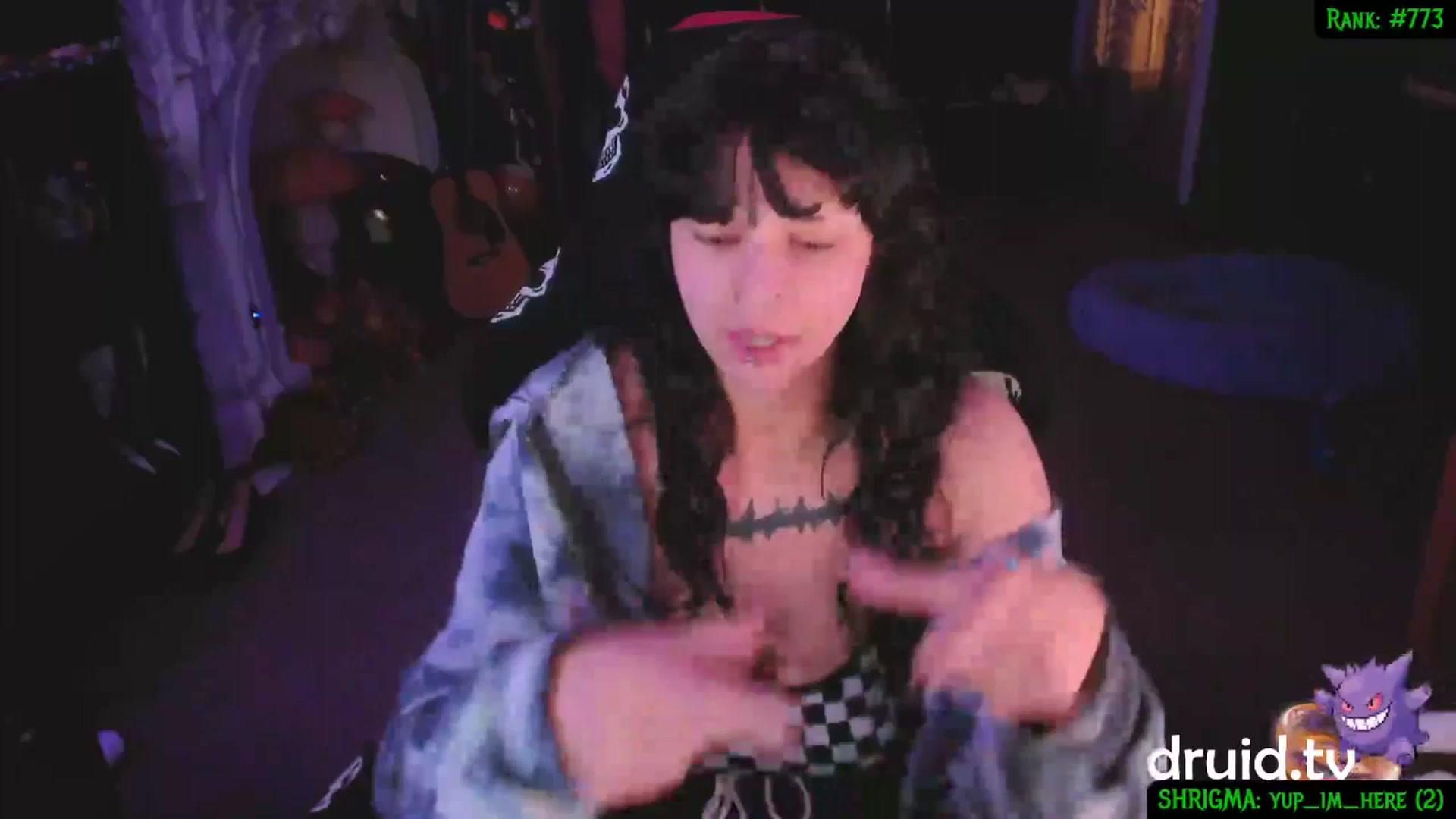 Gallery image thumbnail from druidjpg's myfreecams stream on, 05/10/2025, 04:46 image 1 of 20