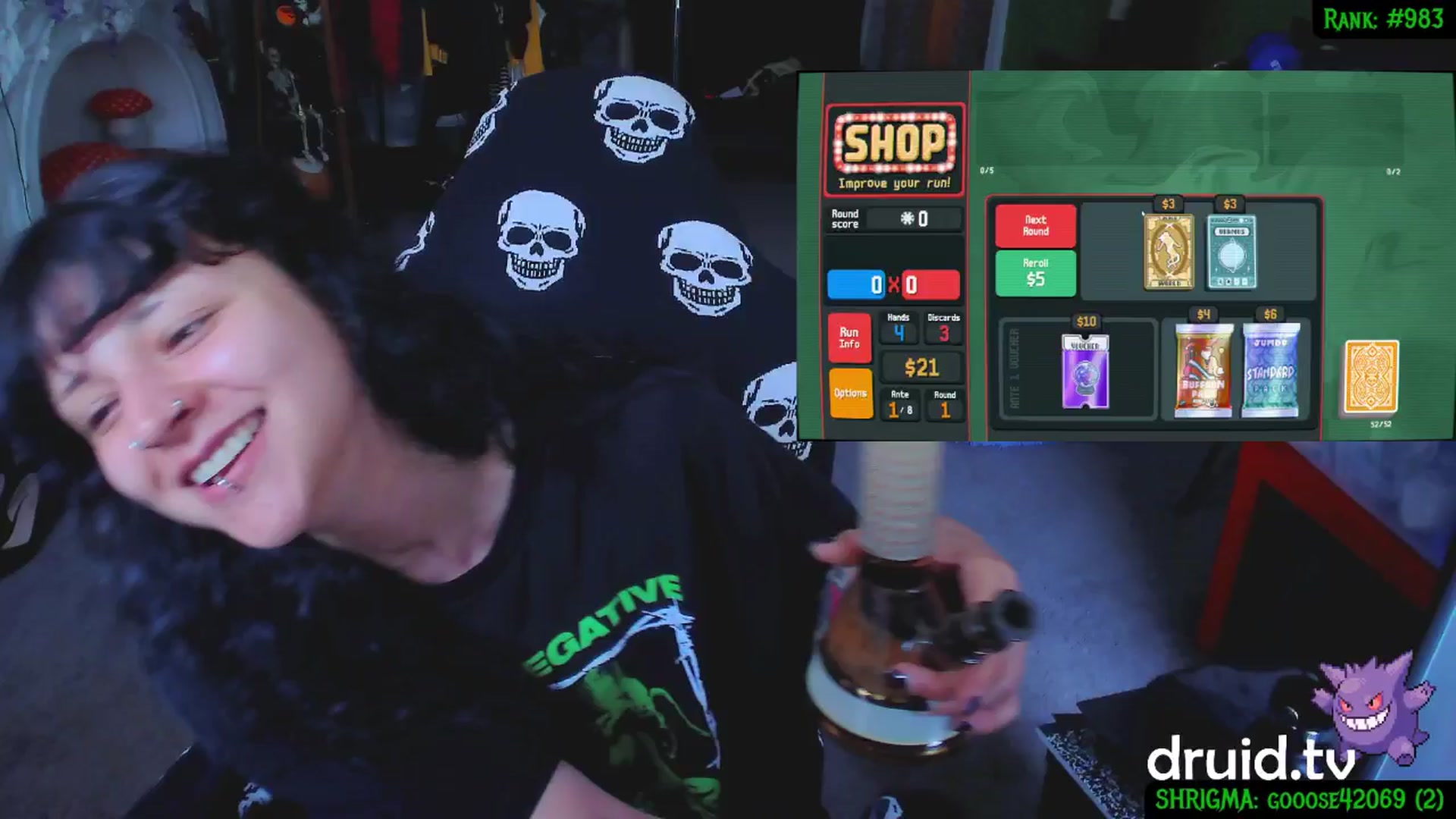 Gallery image thumbnail from druidjpg's myfreecams stream on, 05/13/2025, 17:41 image 6 of 20