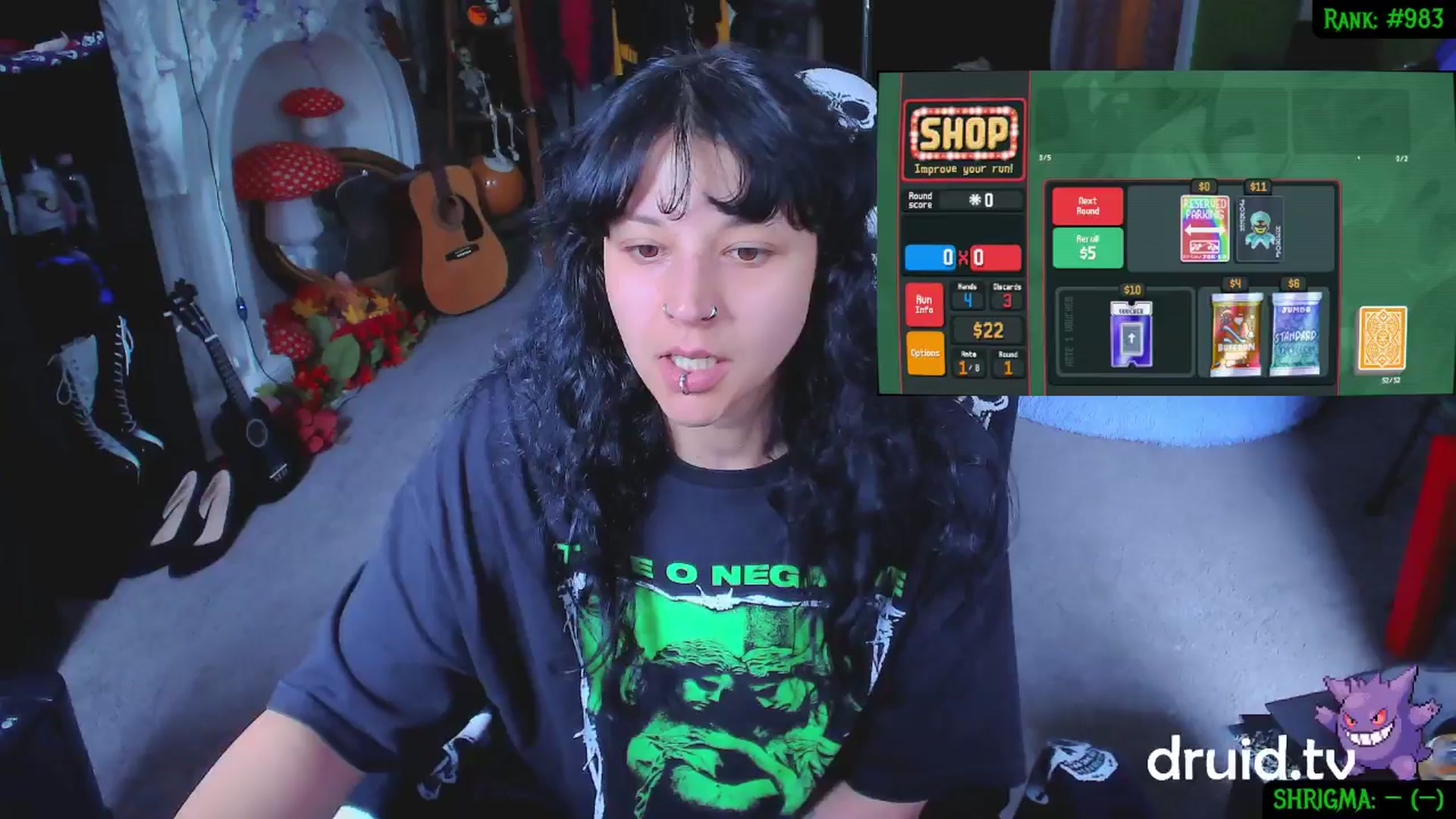 Gallery image thumbnail from druidjpg's myfreecams stream on, 05/13/2025, 17:41 image 1 of 20