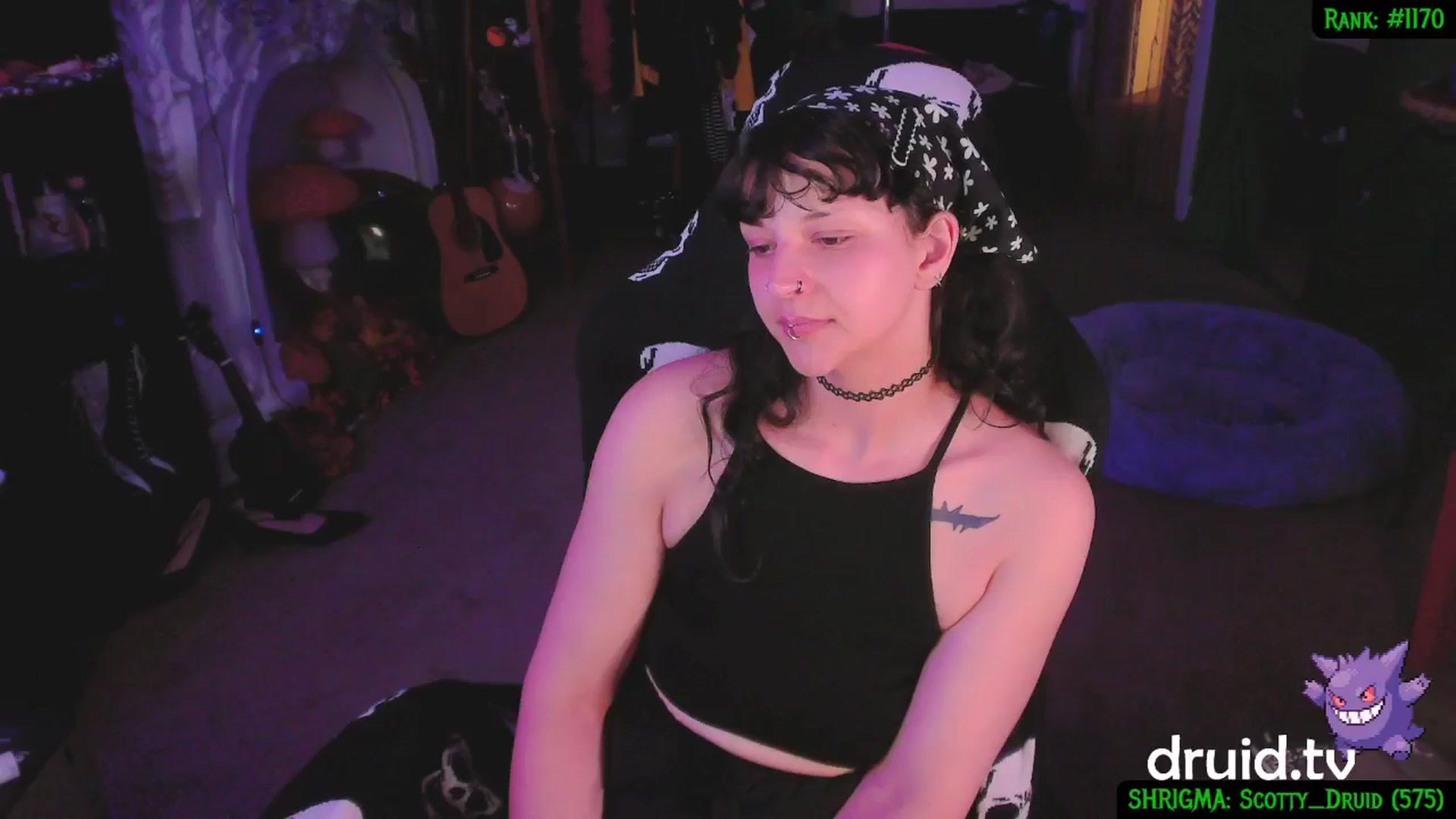 Gallery image thumbnail from druidjpg's myfreecams stream on, 05/16/2025, 05:12 image 6 of 20