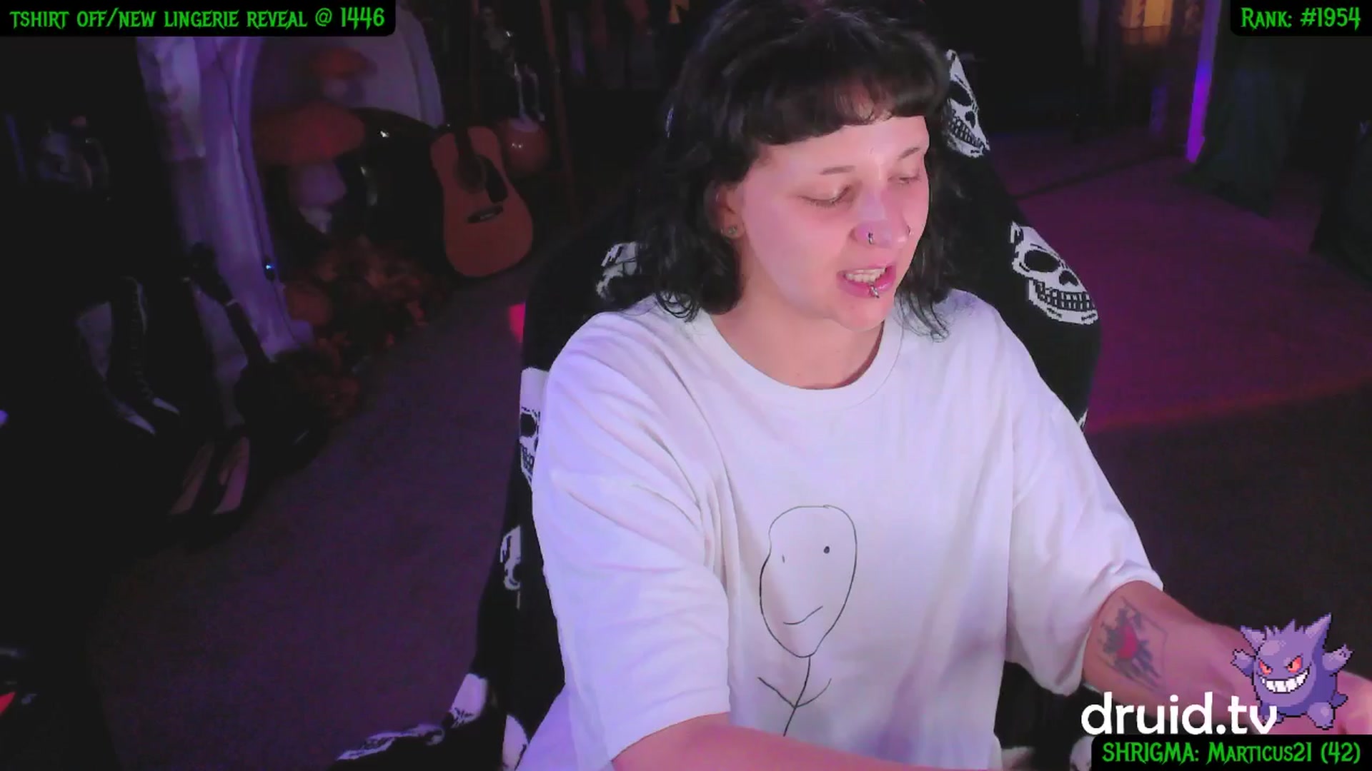 Gallery image thumbnail from druidjpg's myfreecams stream on, 05/29/2025, 04:39 image 1 of 20
