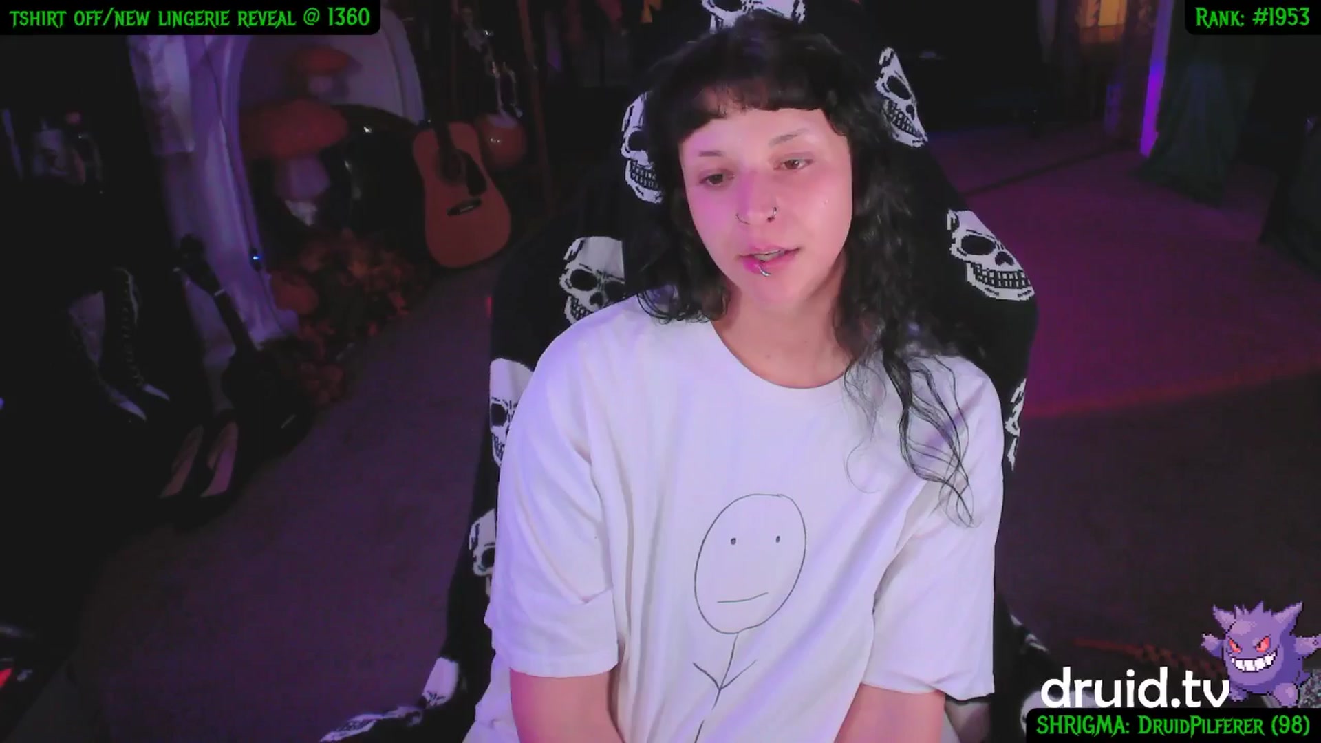 Gallery image thumbnail from druidjpg's myfreecams stream on, 05/29/2025, 04:39 image 2 of 20