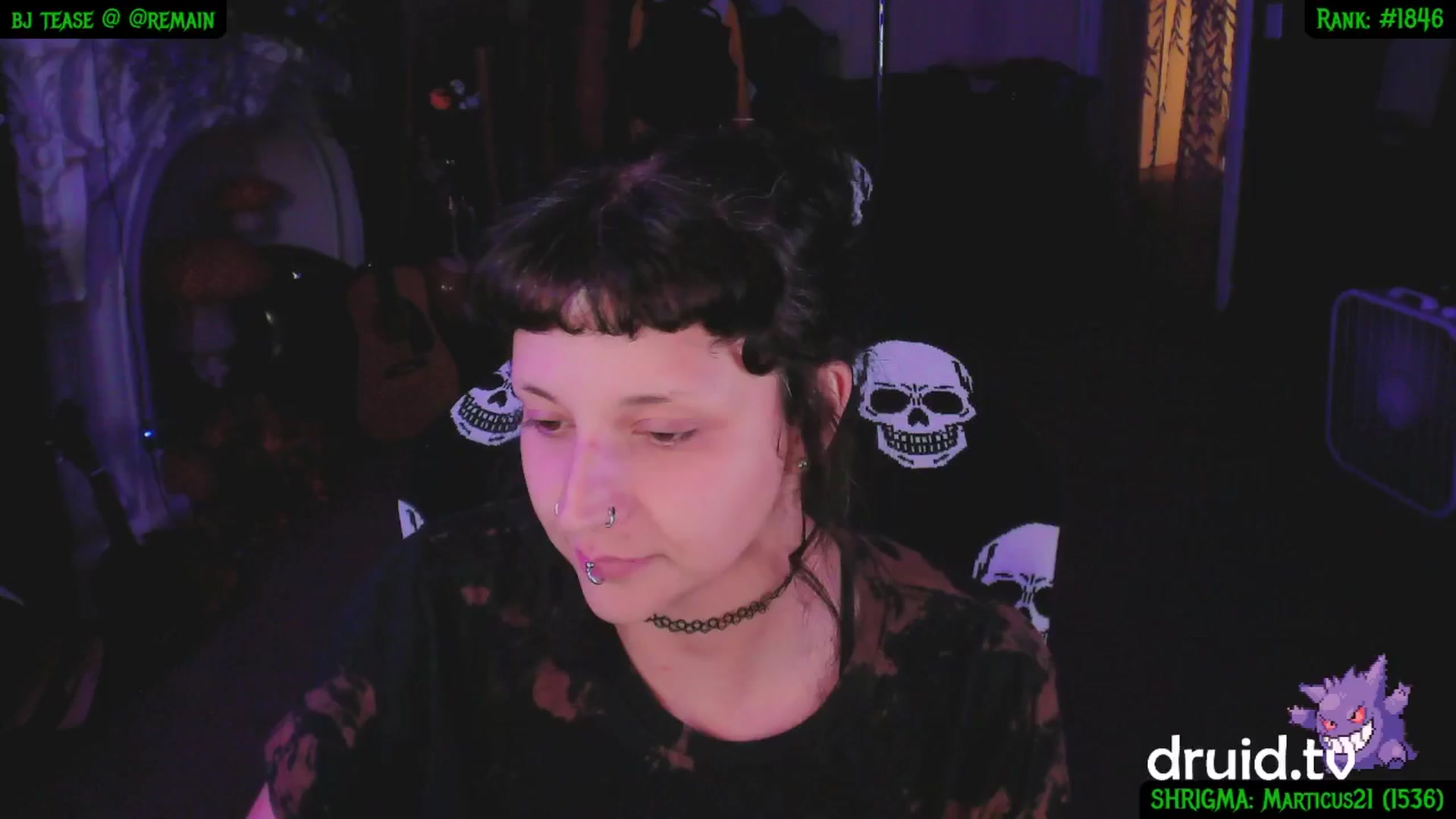 Gallery image thumbnail from druidjpg's myfreecams stream on, 05/31/2025, 04:54 image 5 of 20