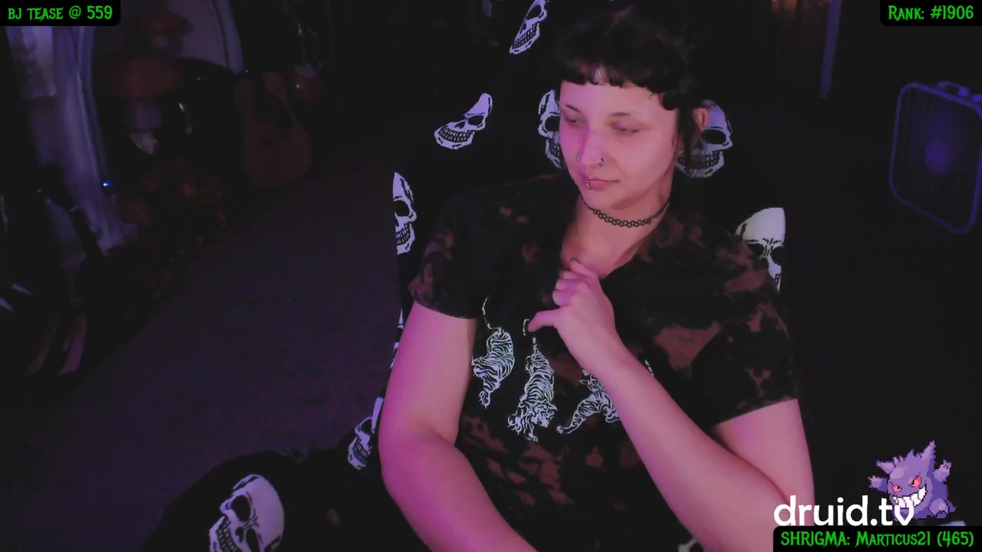 Gallery image thumbnail from druidjpg's myfreecams stream on, 05/31/2025, 04:54 image 3 of 20