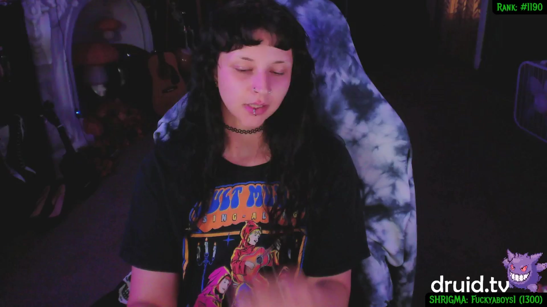 Gallery image thumbnail from druidjpg's myfreecams stream on, 06/03/2025, 03:52 image 1 of 20