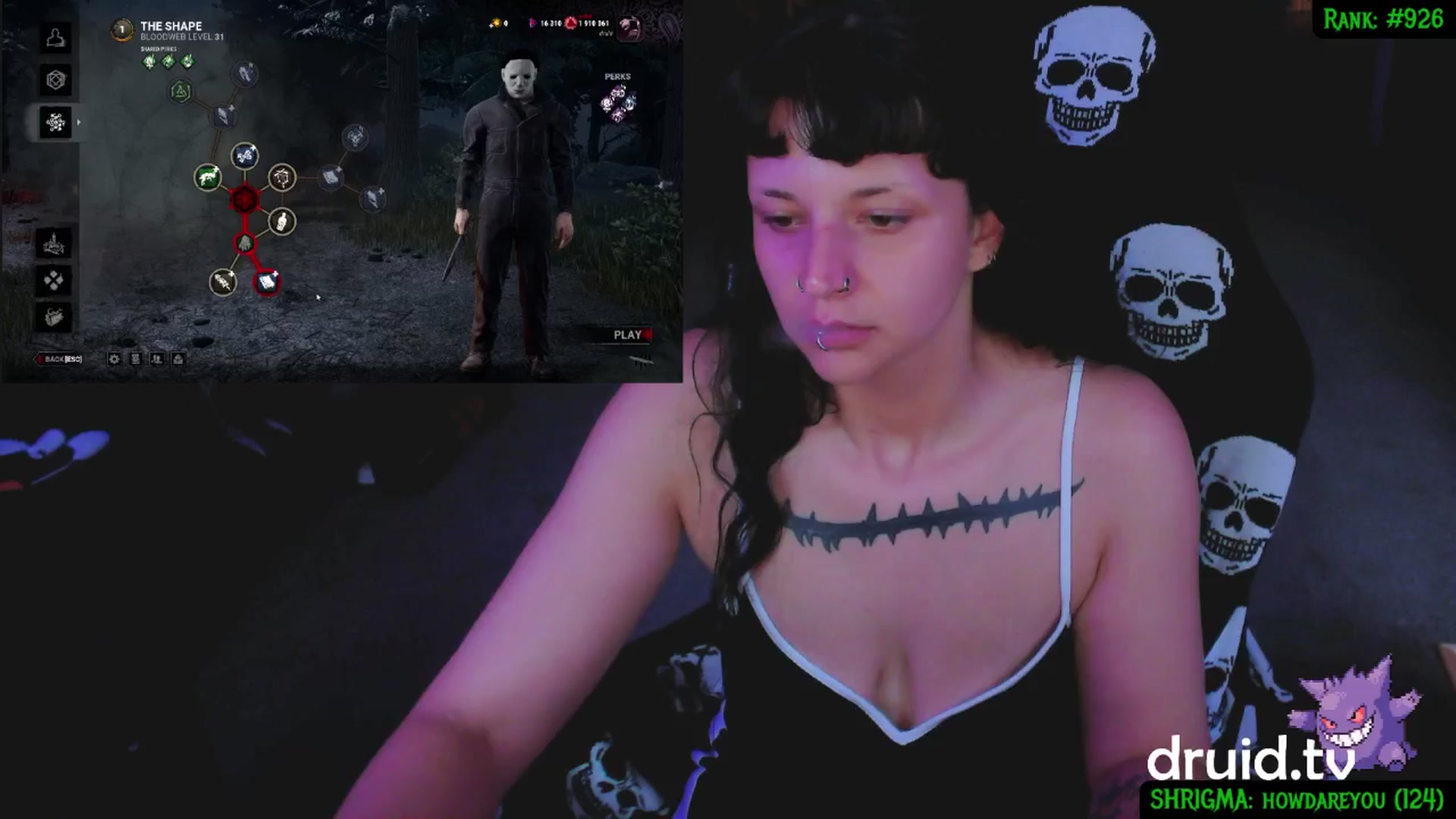 Gallery image thumbnail from druidjpg's myfreecams stream on, 06/08/2025, 21:17 image 18 of 20