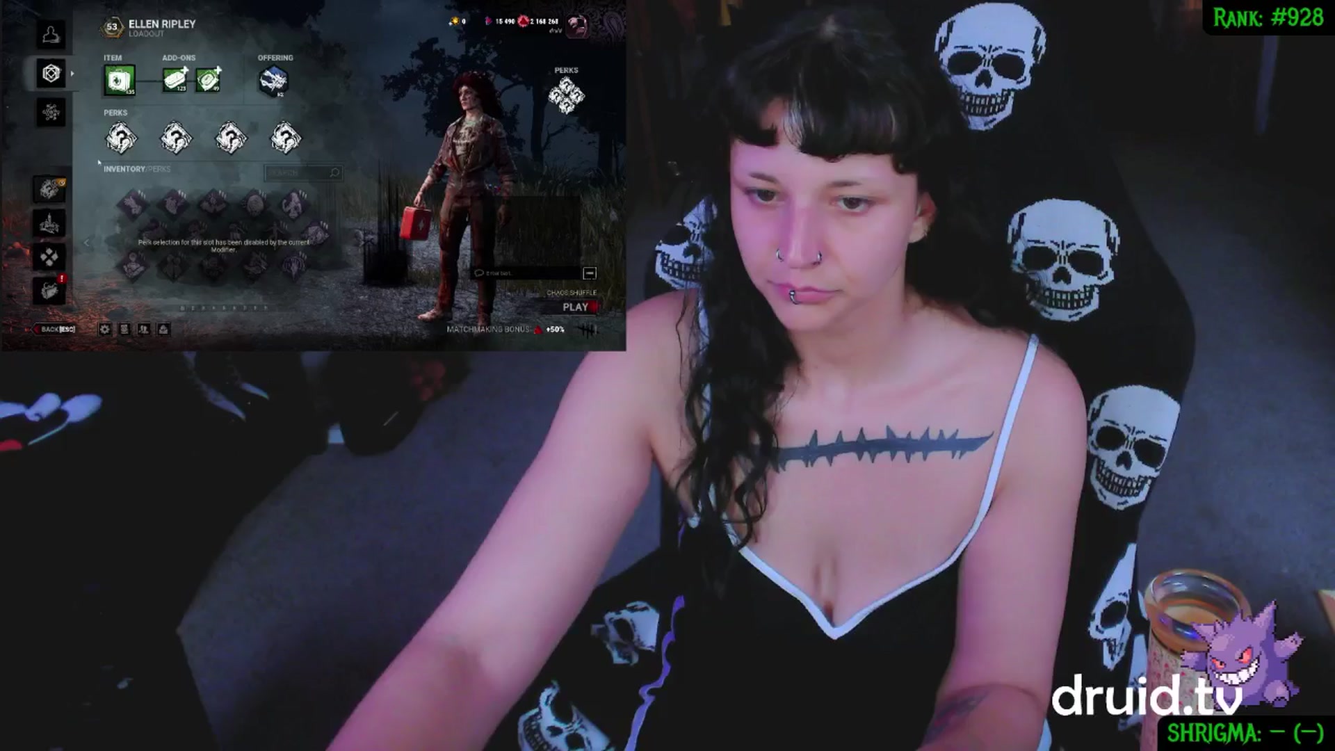 Gallery image thumbnail from druidjpg's myfreecams stream on, 06/08/2025, 21:17 image 8 of 20