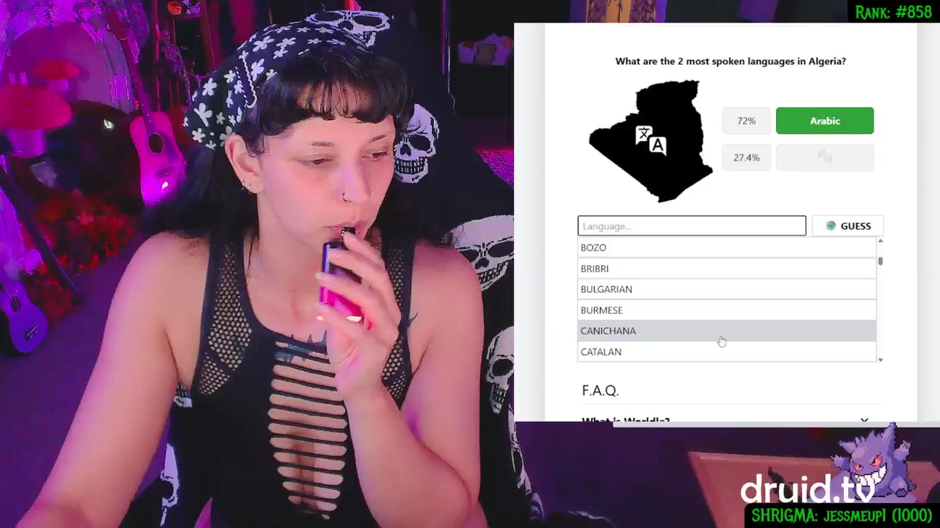 Gallery image thumbnail from druidjpg's myfreecams stream on, 06/11/2025, 05:43 image 16 of 20